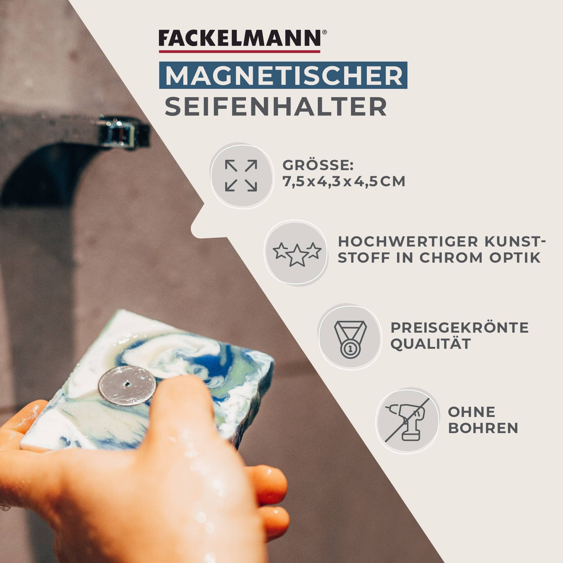 Magnet-Seifenhalter