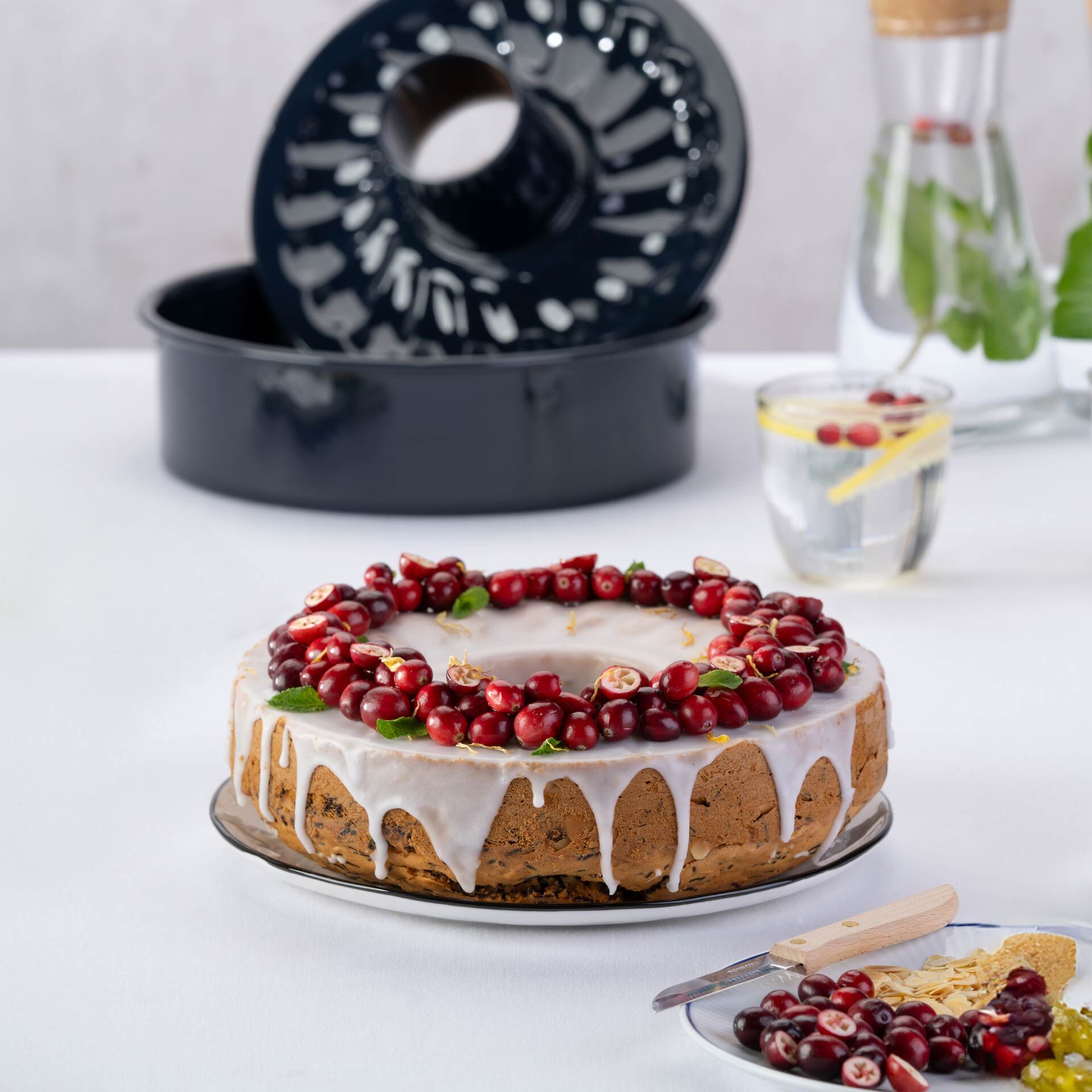 Backform mit Flach- und Rohrboden Back-Liebe Emaille, Ø26cm