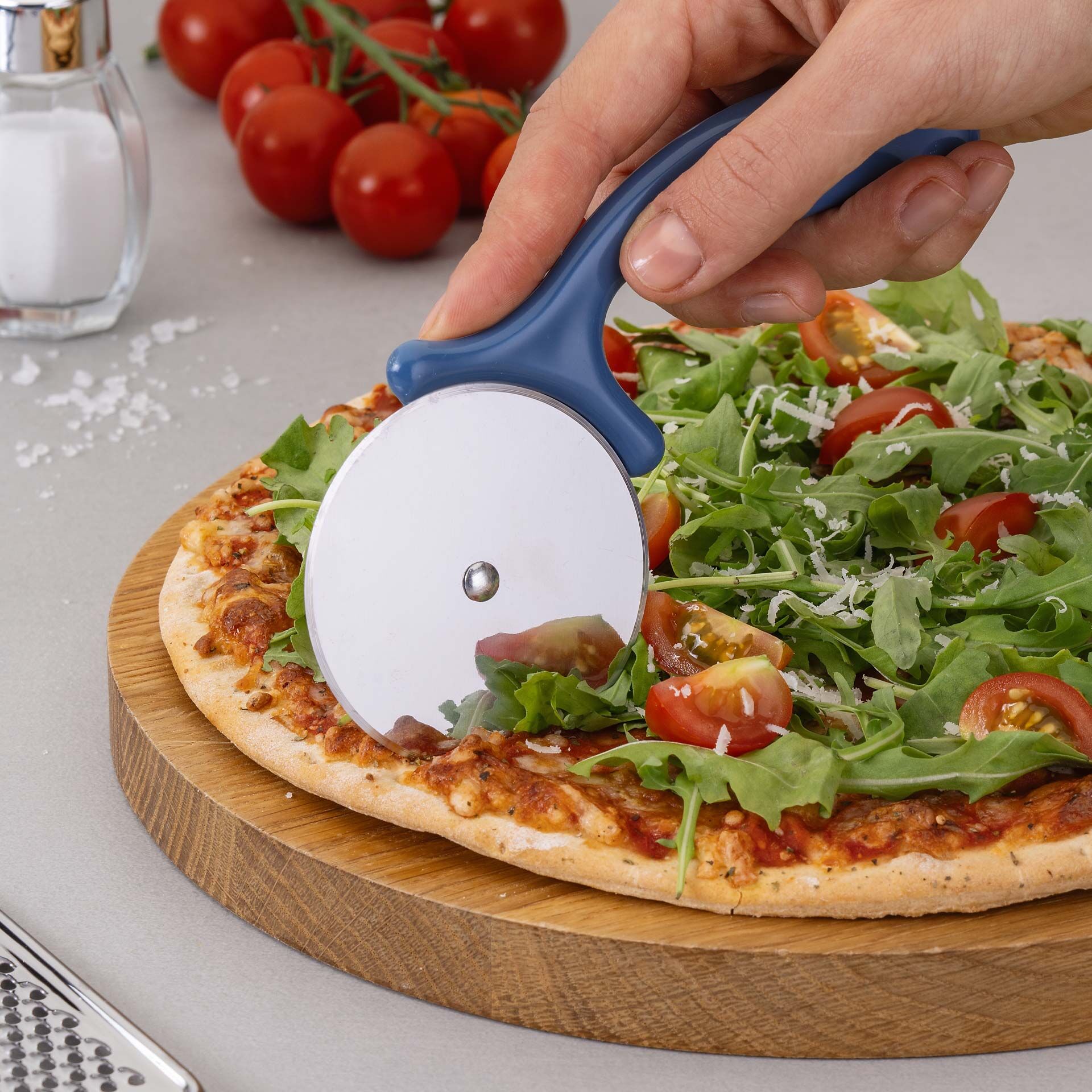 Pizzaschneider Essential, blau