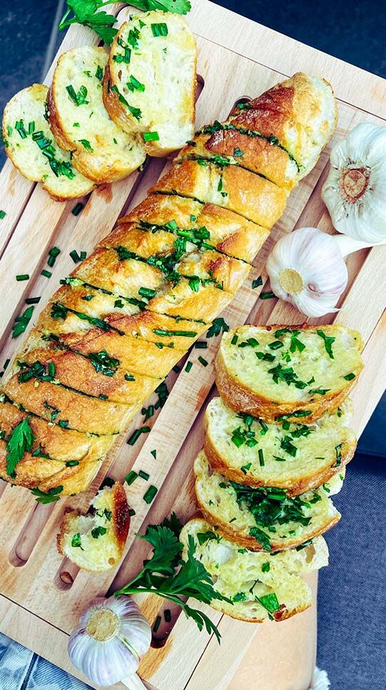 Schnelles Knoblauch Baguette Rezept Fackelmann