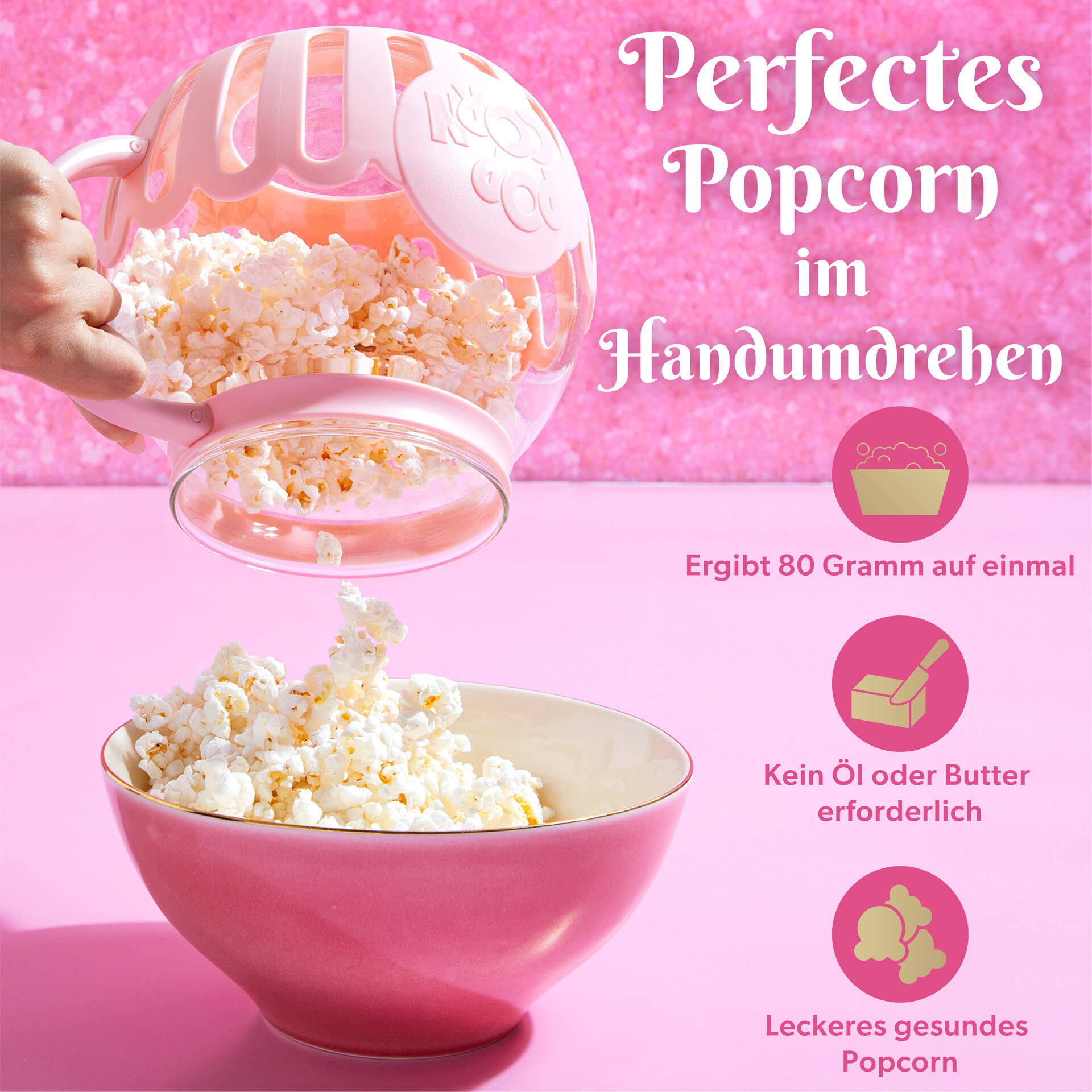 Popcorn-Maker für Mikrowelle, 3L