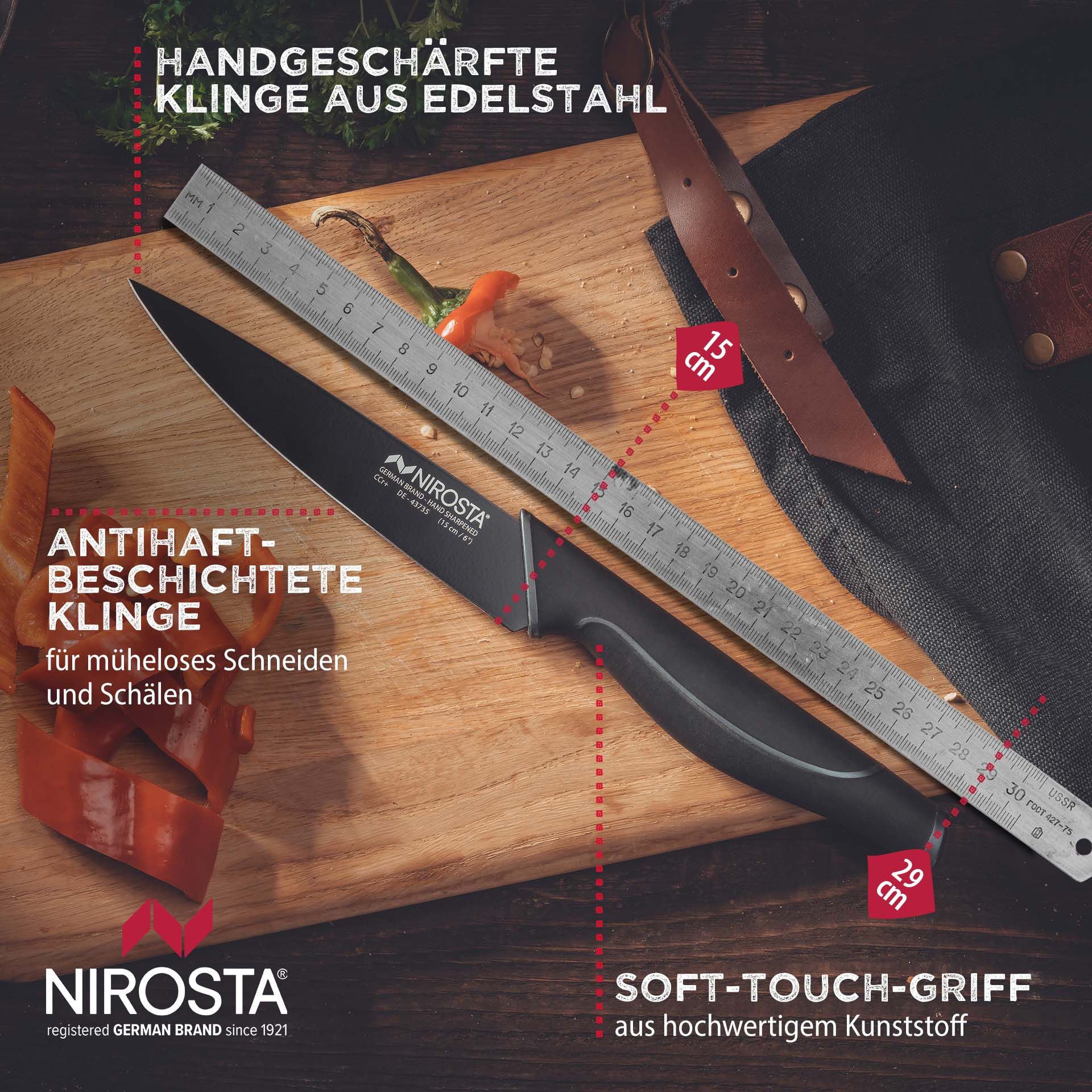 Universalmesser Wave, 15cm Klinge