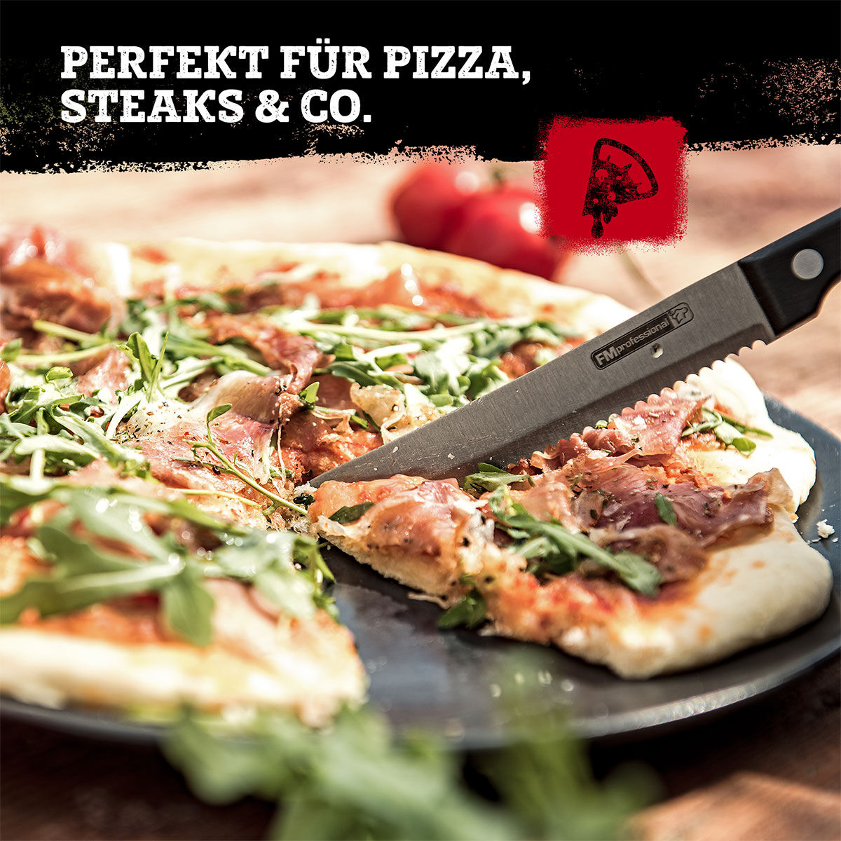 Steakmesser, 10cm Edelstahl-Klinge