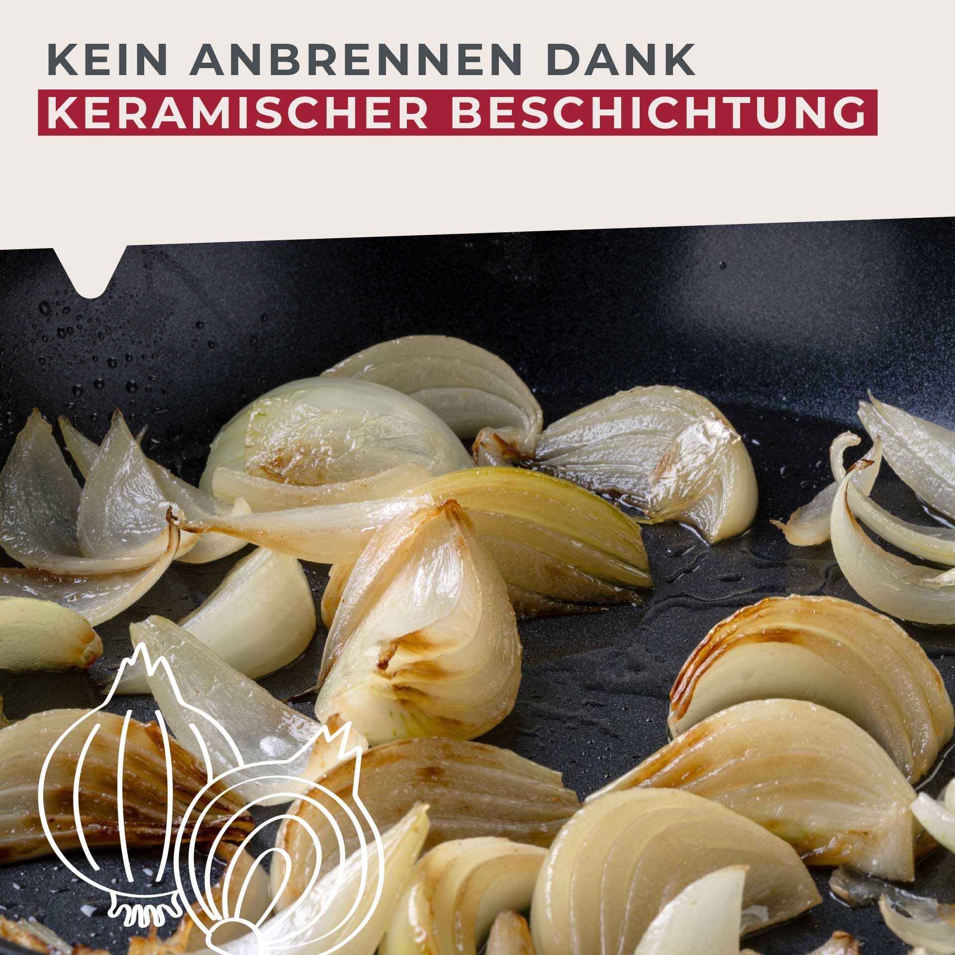 Bratpfannen-Set "Soft Collection", Keramik, antihaft, Ø24+28cm, 2-tlg.