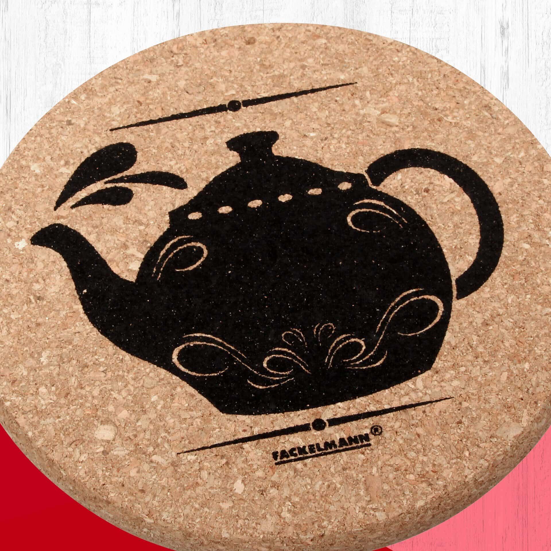 Untersetzer Kanne, 15cm, Kork