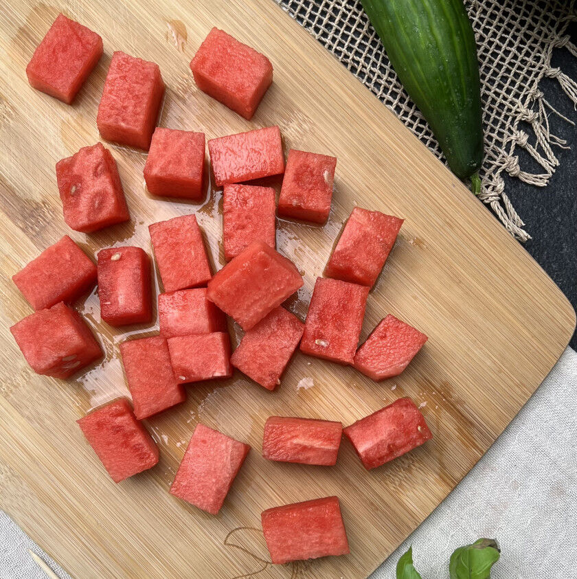 Melonen-Feta-Spieße