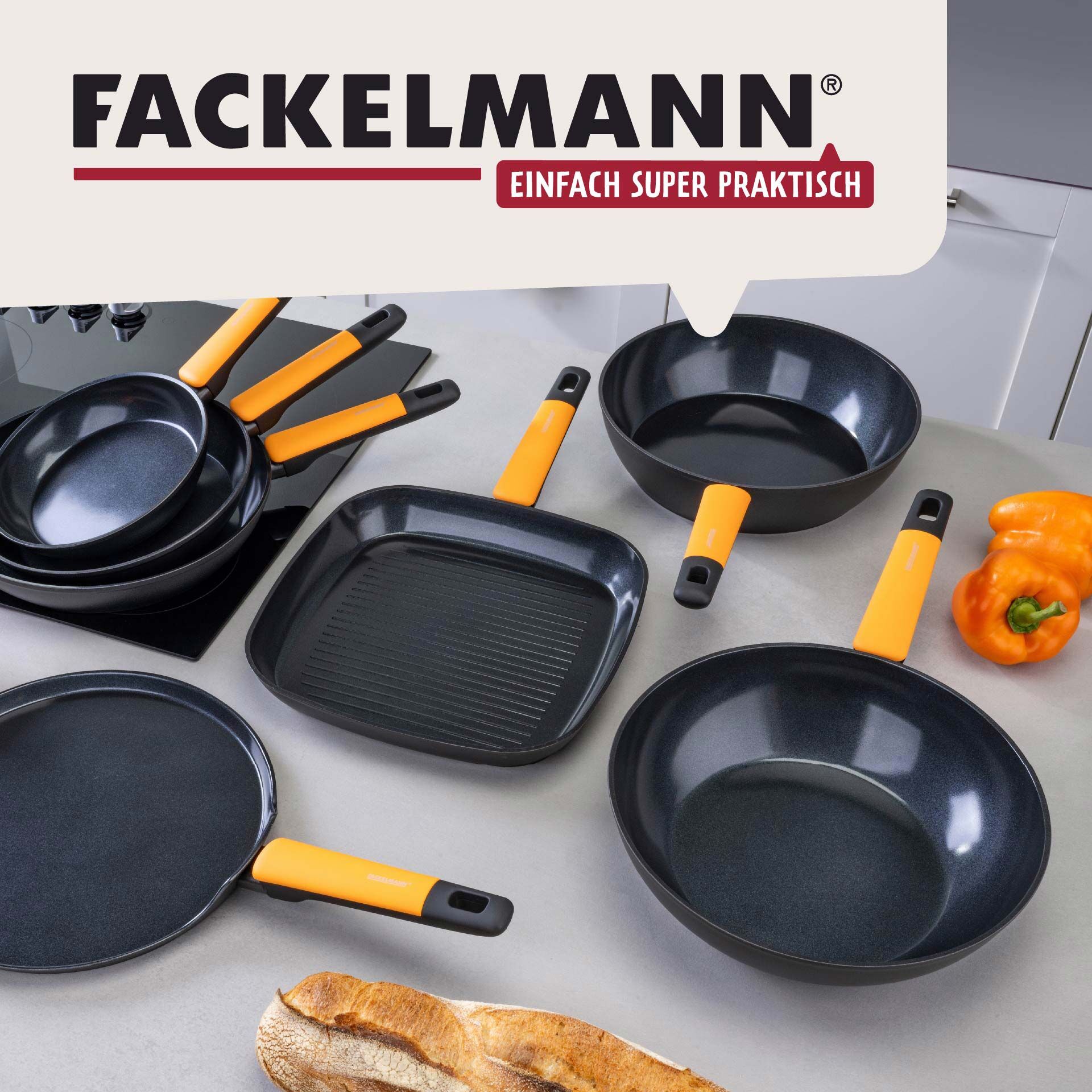 Hochrandpfanne Soft Collection, Keramik, antihaft, Ø28cm