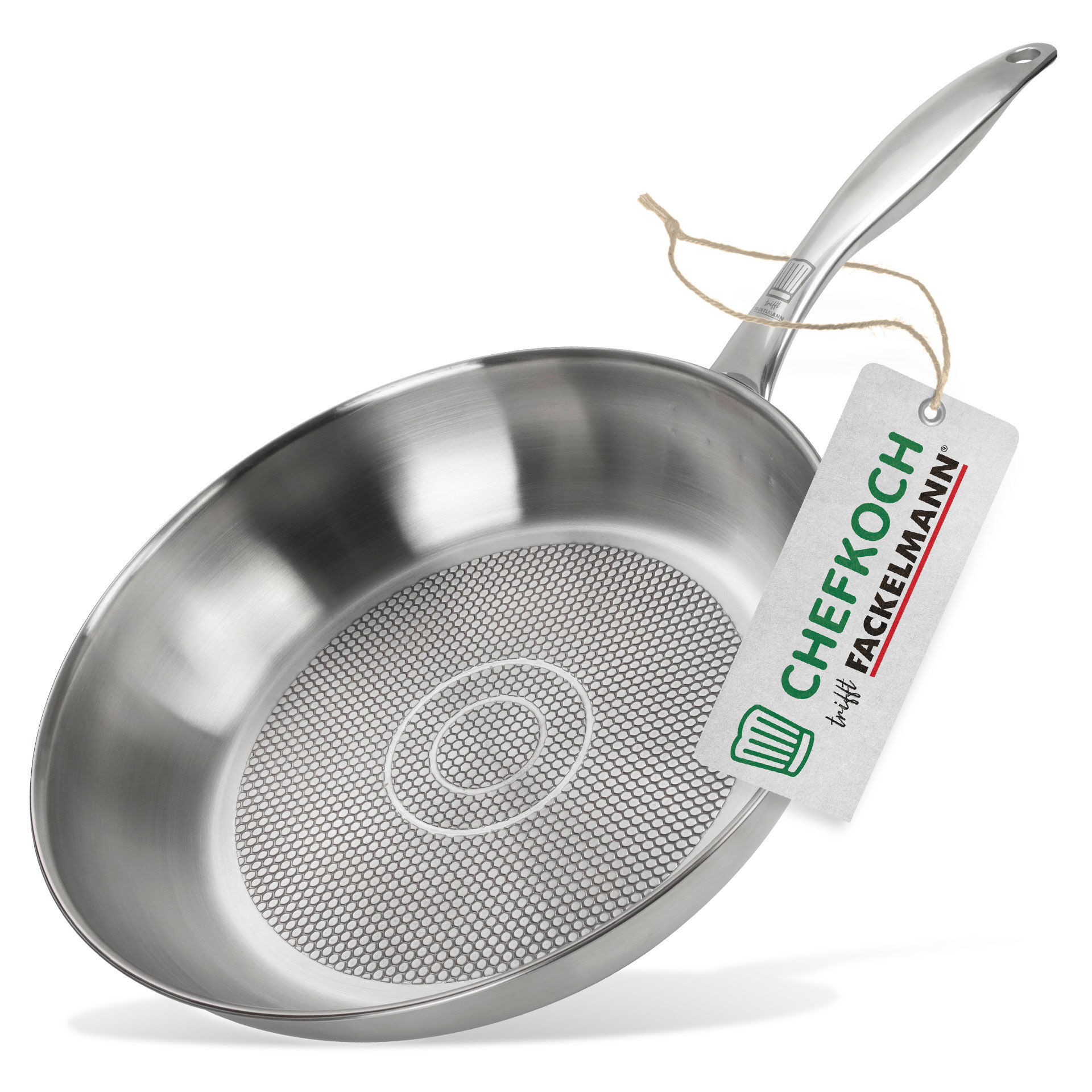 Bratpfanne München, Ø28cm, Edelstahl