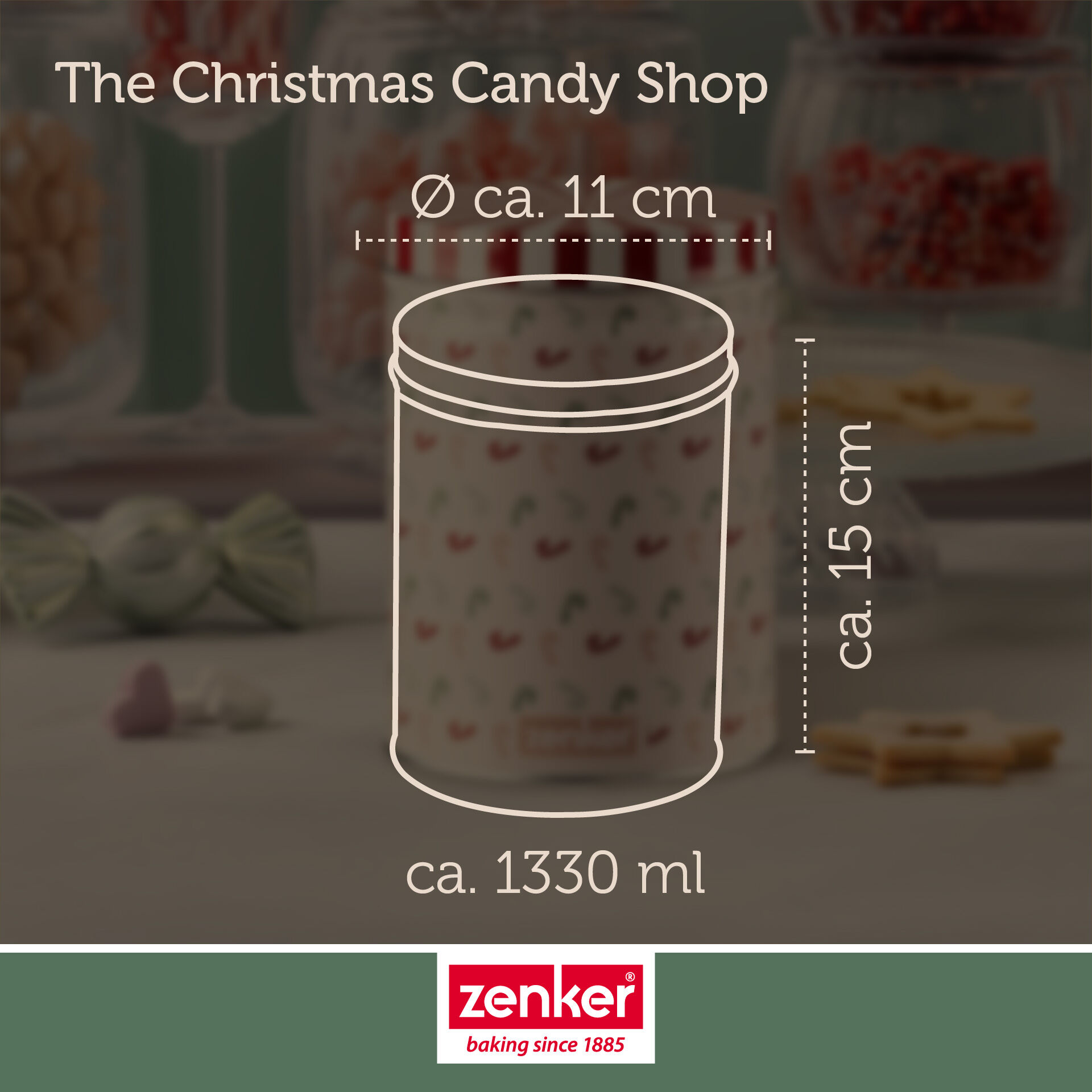 Aufbewahrungsdose The Christmas Candy Shop
