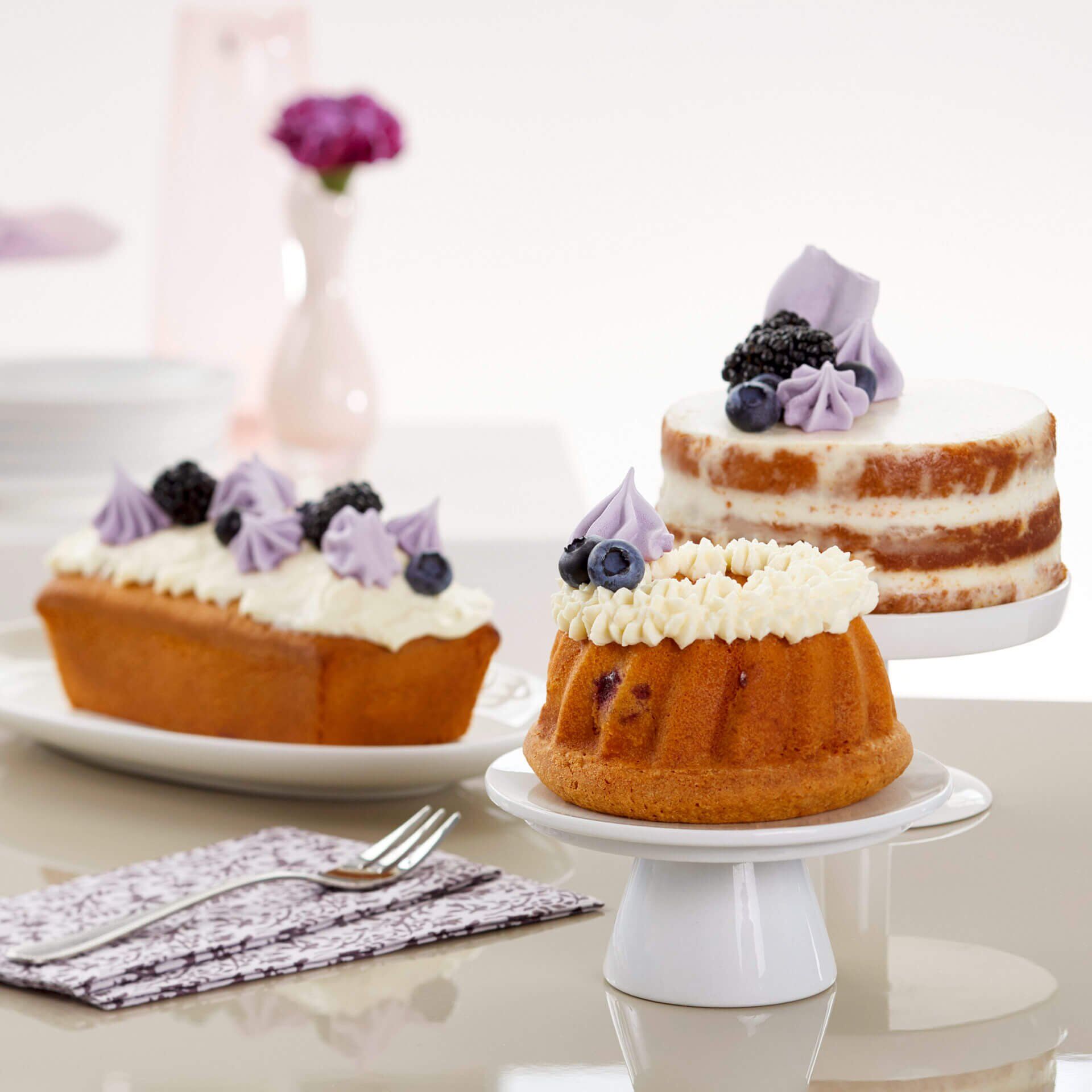 Mini Backformen-Set, 3-teilig