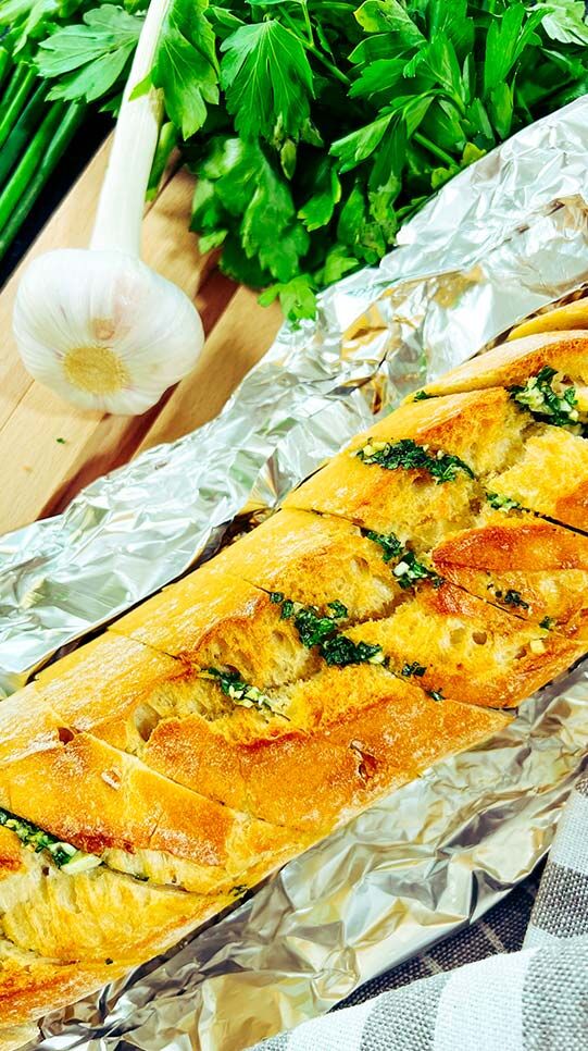 Knoblauch-Baguette