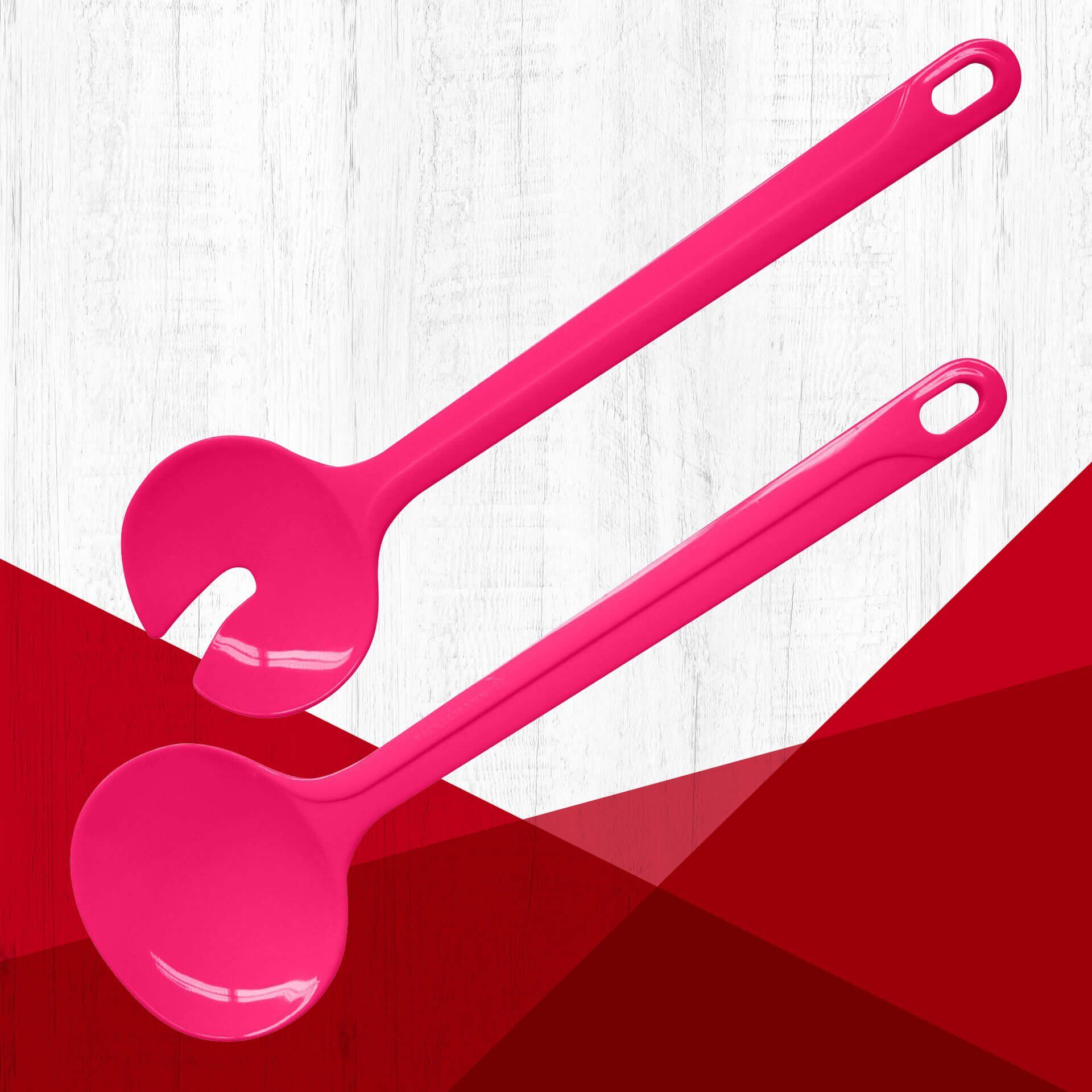 Salatbesteck Tropical Kitchen, koralle