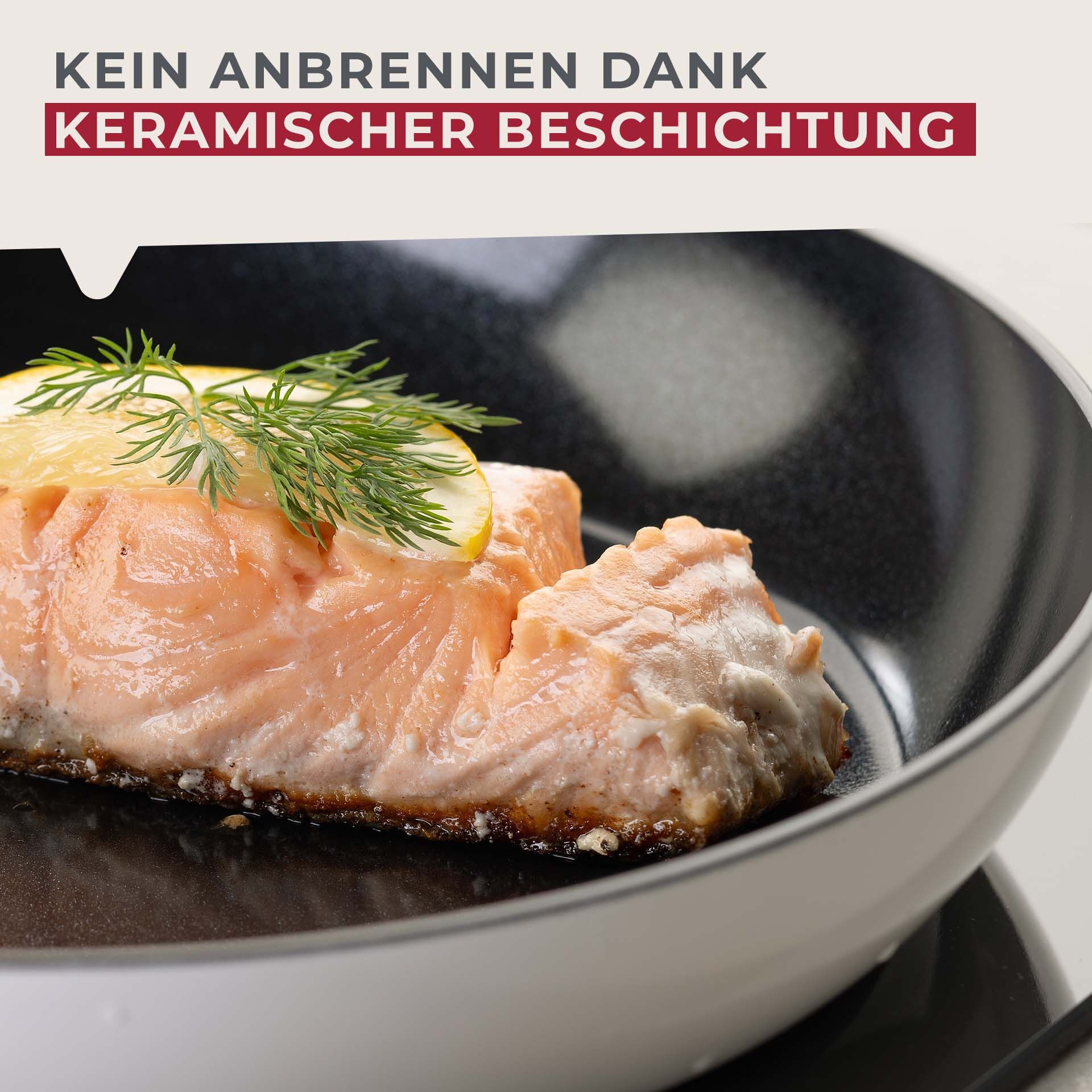 Bratpfanne Arcadalina, Keramik, antihaft, Ø24cm