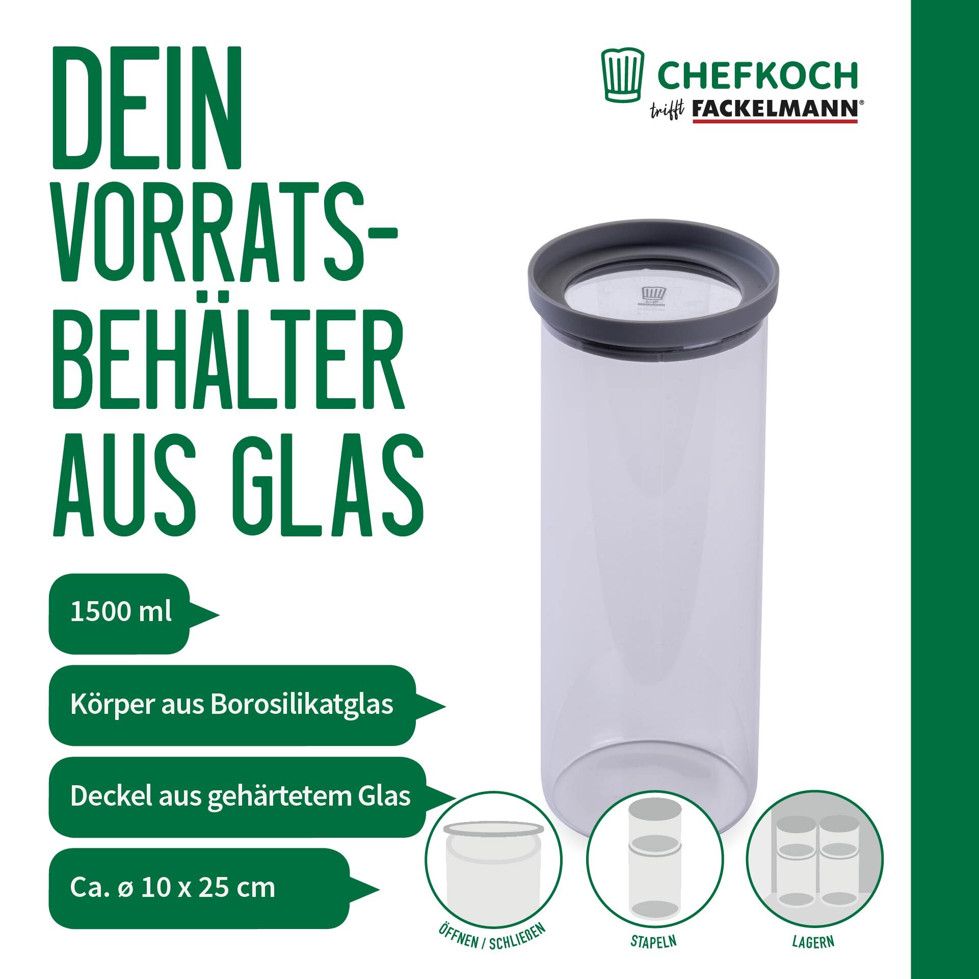 Vorratsglas, 1,5L