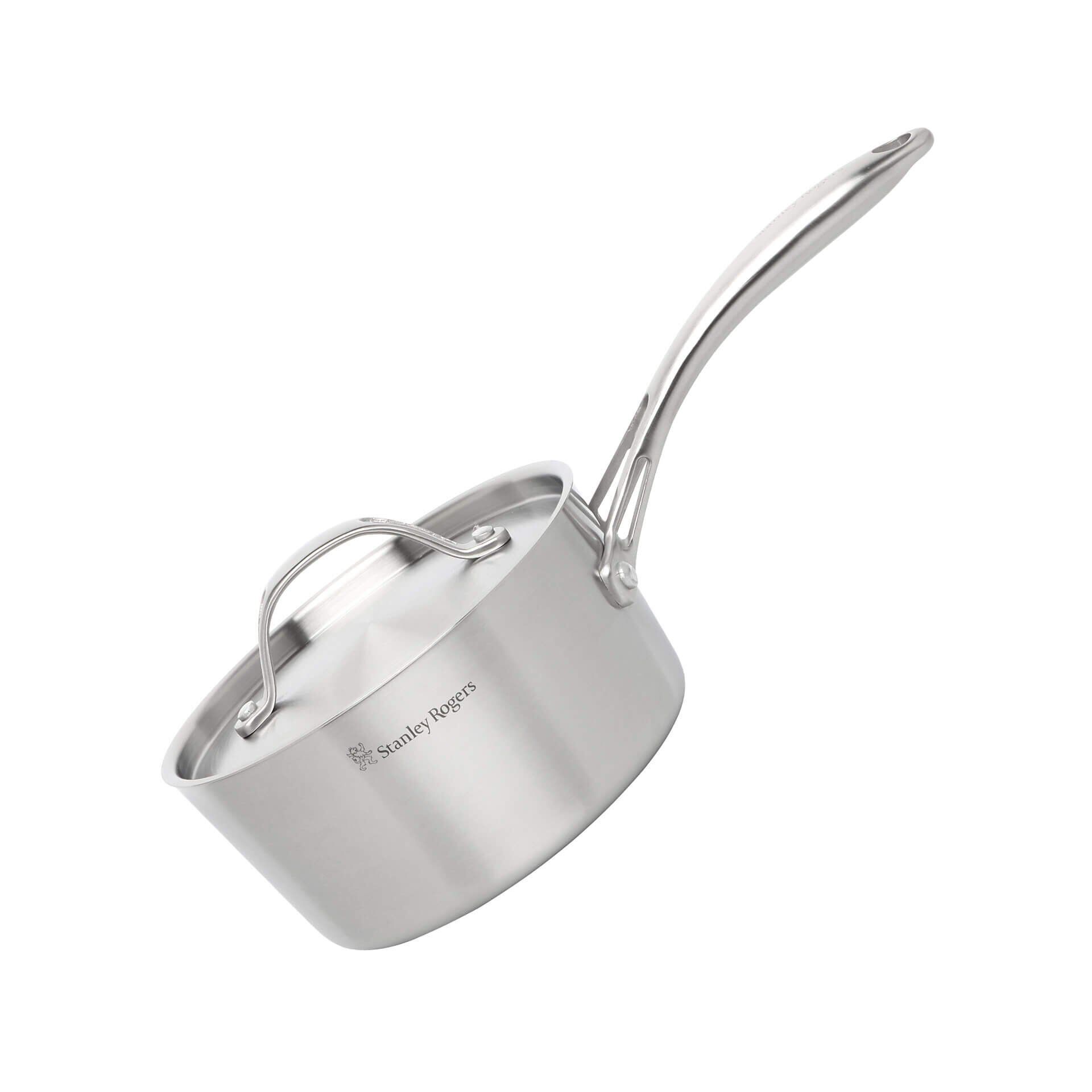 Kochtopf mit Deckel Conical Tri-Ply, Ø16cm, 1,25 l, Edelstahl