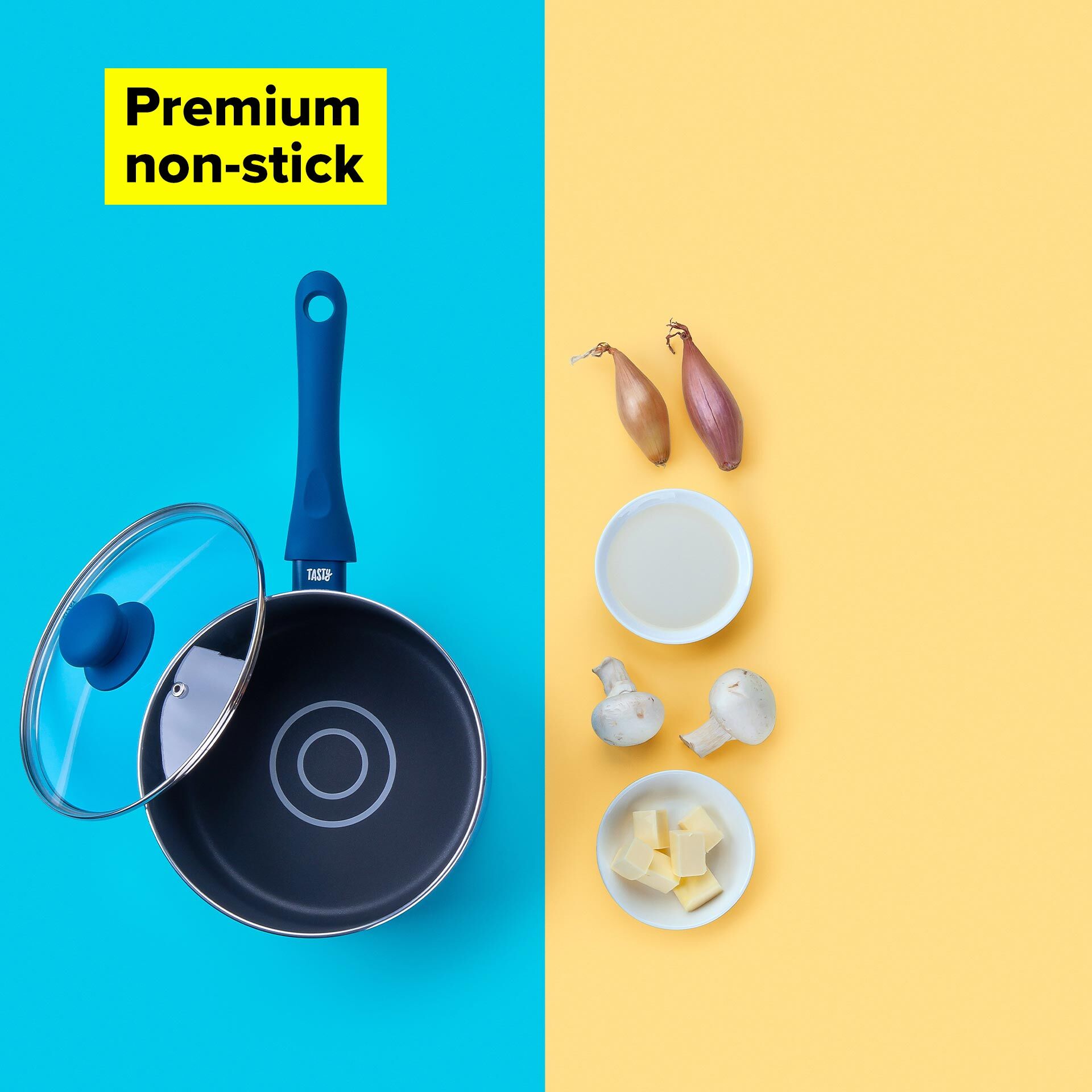 Soßentopf mit Glasdeckel, Ø20cm