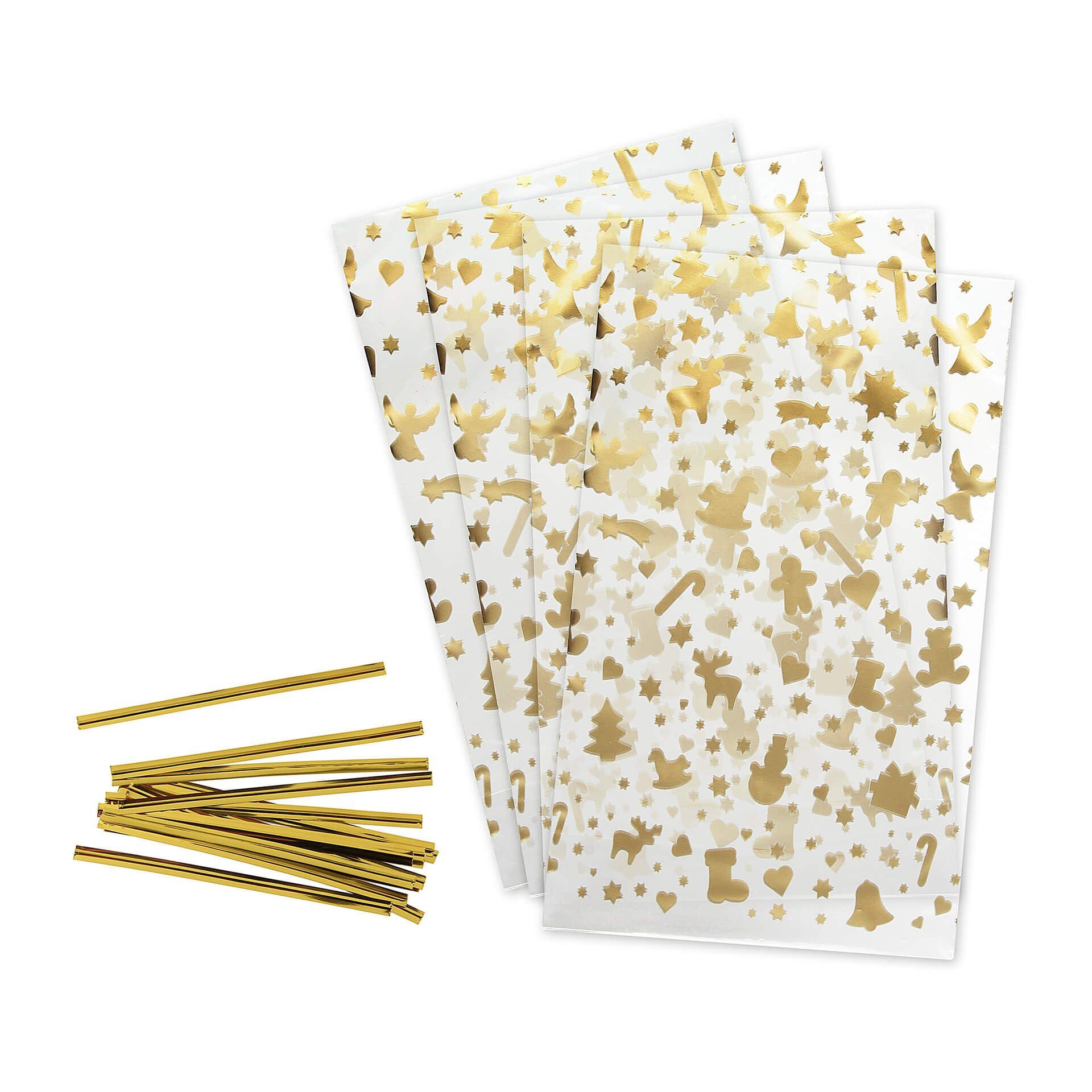 Geschenktüten XMAS mit Clips, 32-teilig Geschenktüten XMAS mit Clips, 32-teilig