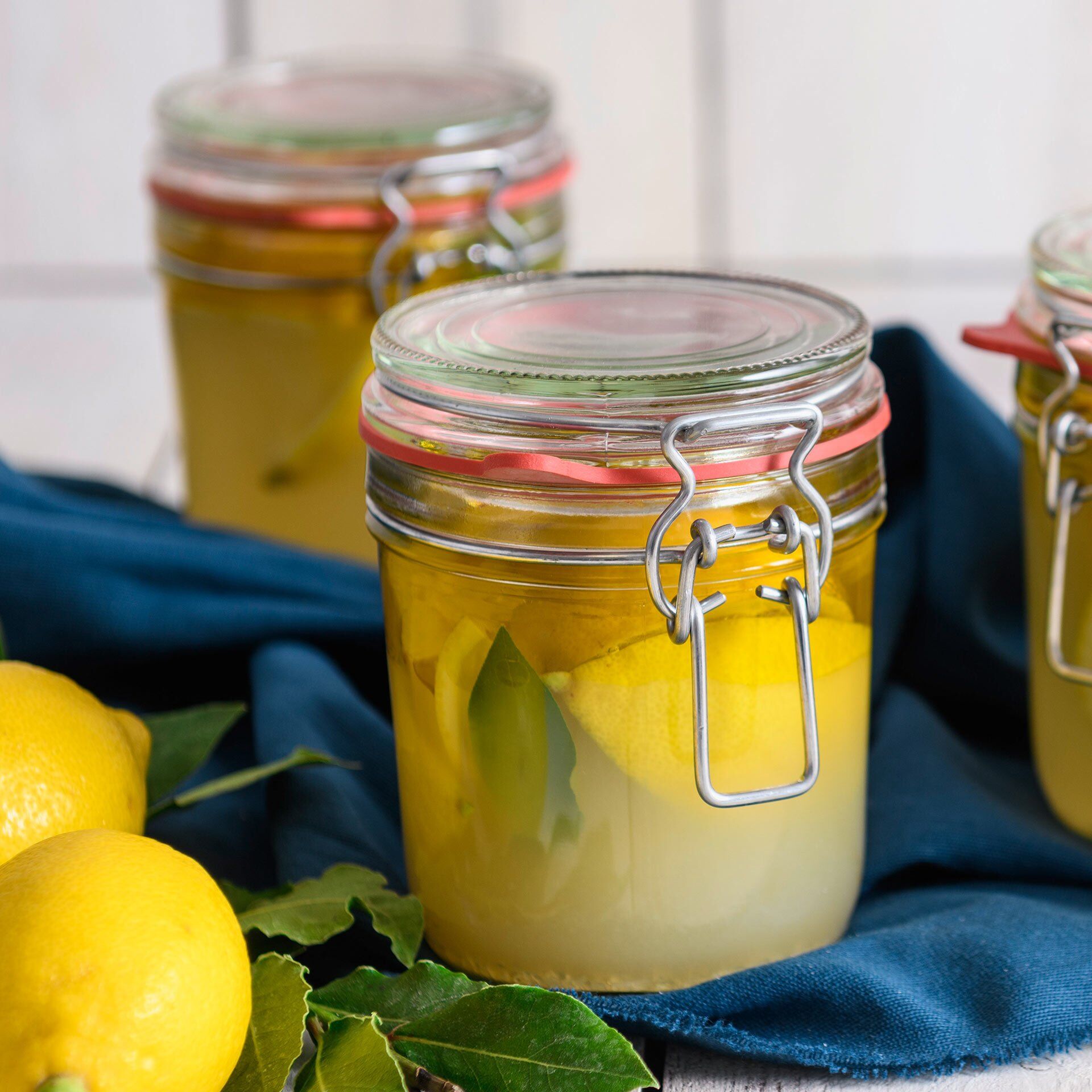 Set "Einmachglas mit Bügelverschluss 530ml", 6-teilig