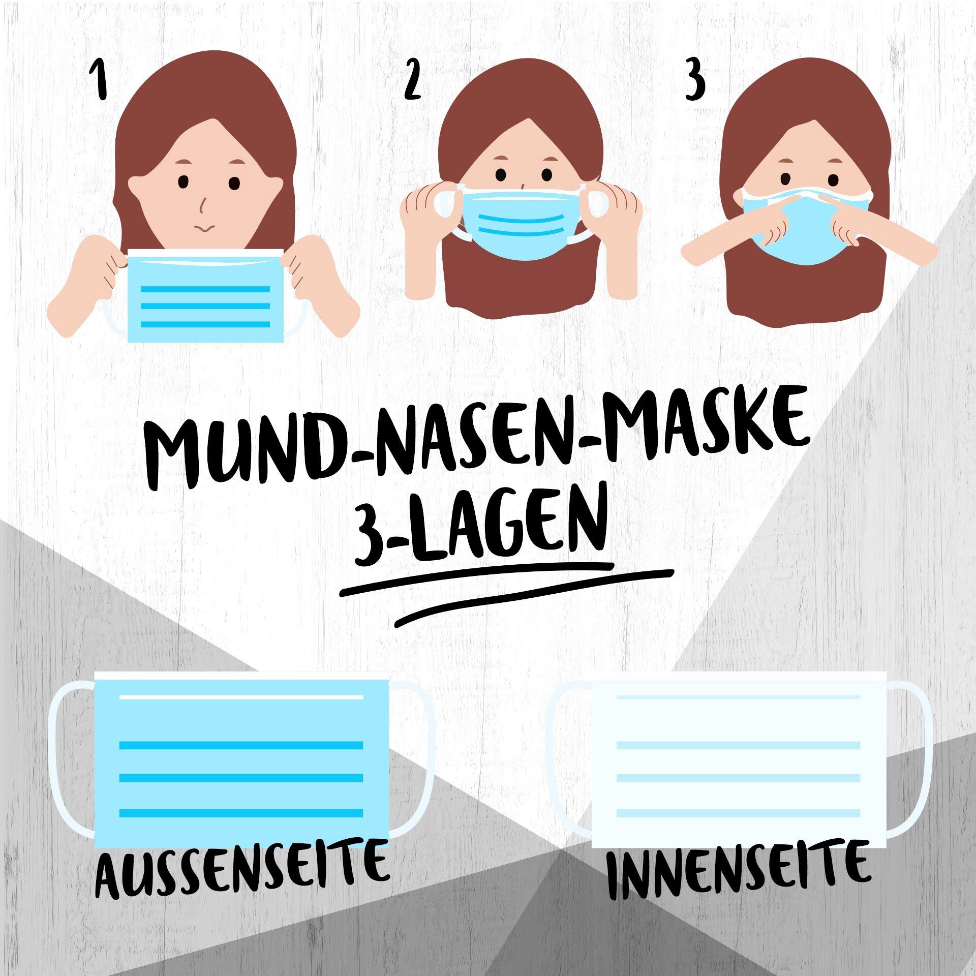 Help&Safe Mund-Nasen-Maske, 200-teilig