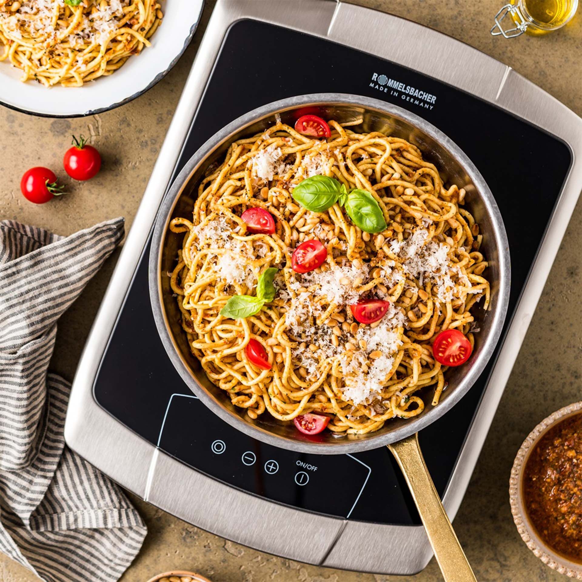  CERAN® Einzelkochplatte mit Touchcontrol CT 2203/TC, Edelstahl