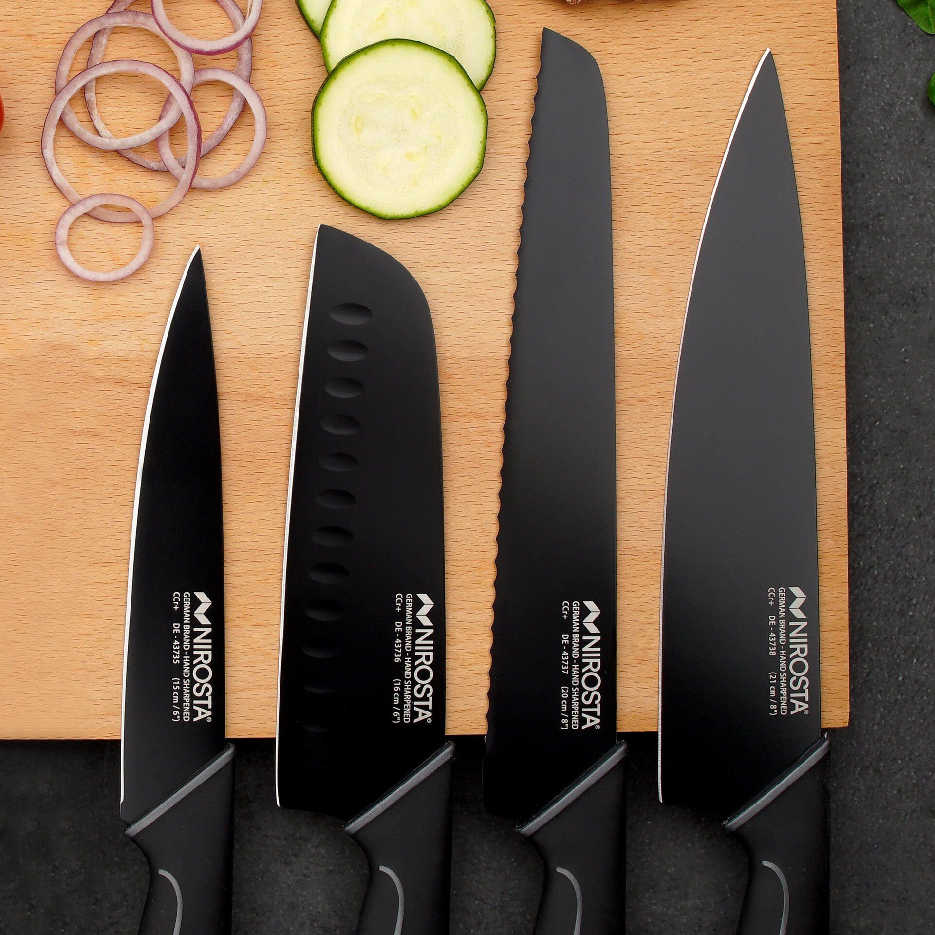 Messer-Set "Wave groß", 4-teilig