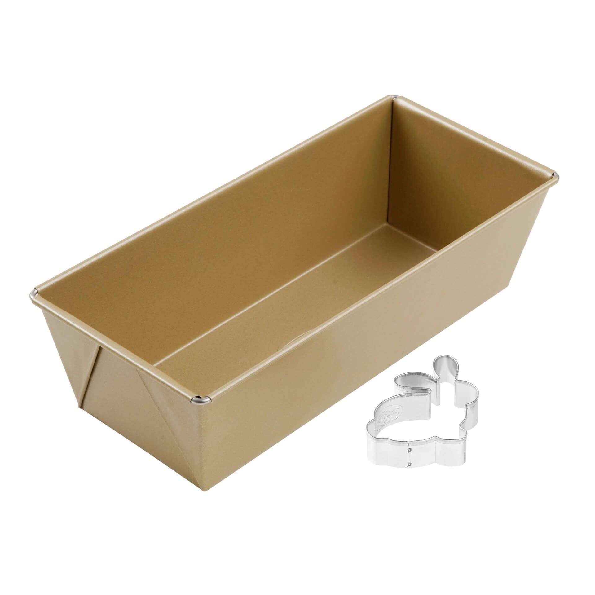 Kastenform inkl. Ausstecher Häschen Goldiges Ostern