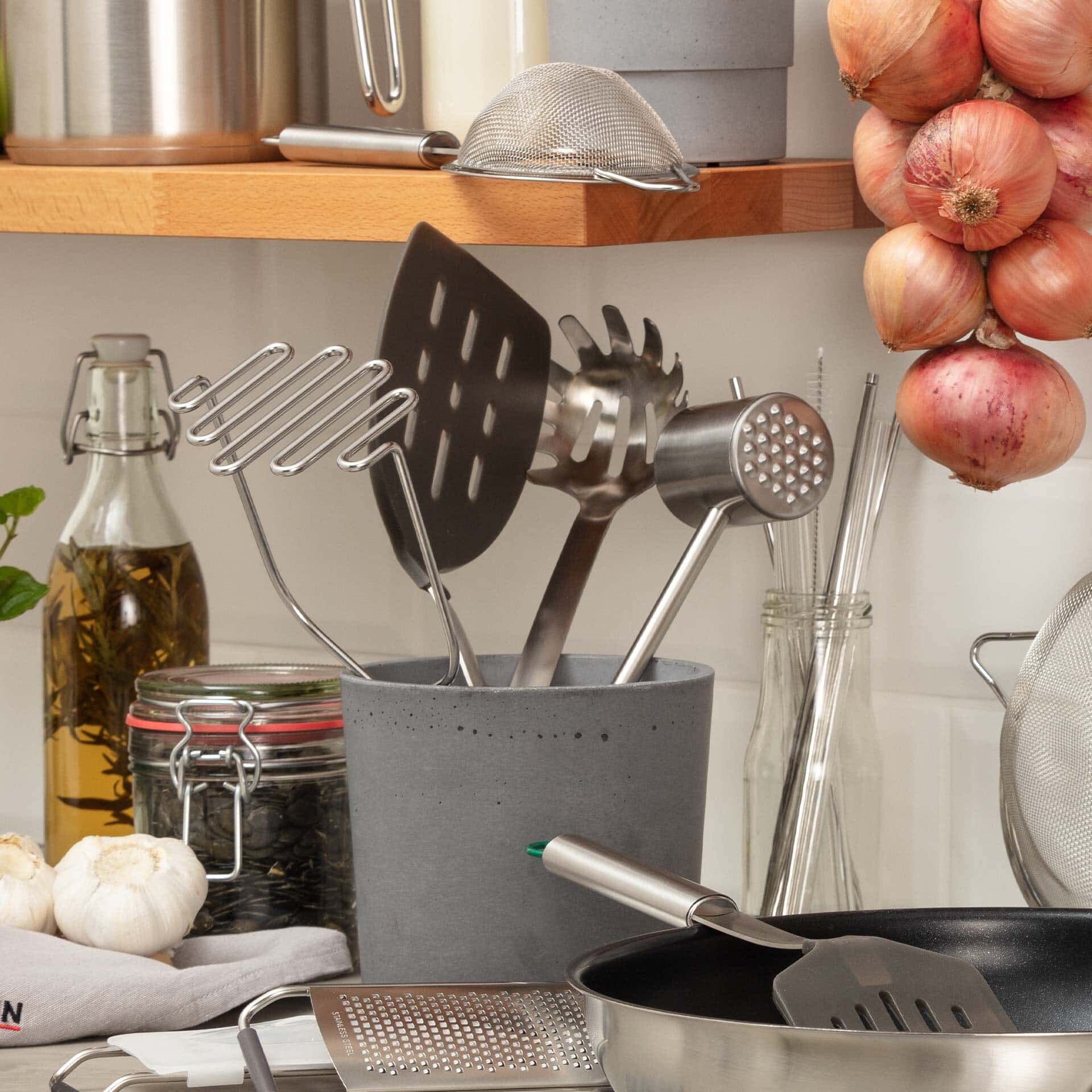 Kartoffelstampfer München, 31cm, Edelstahl