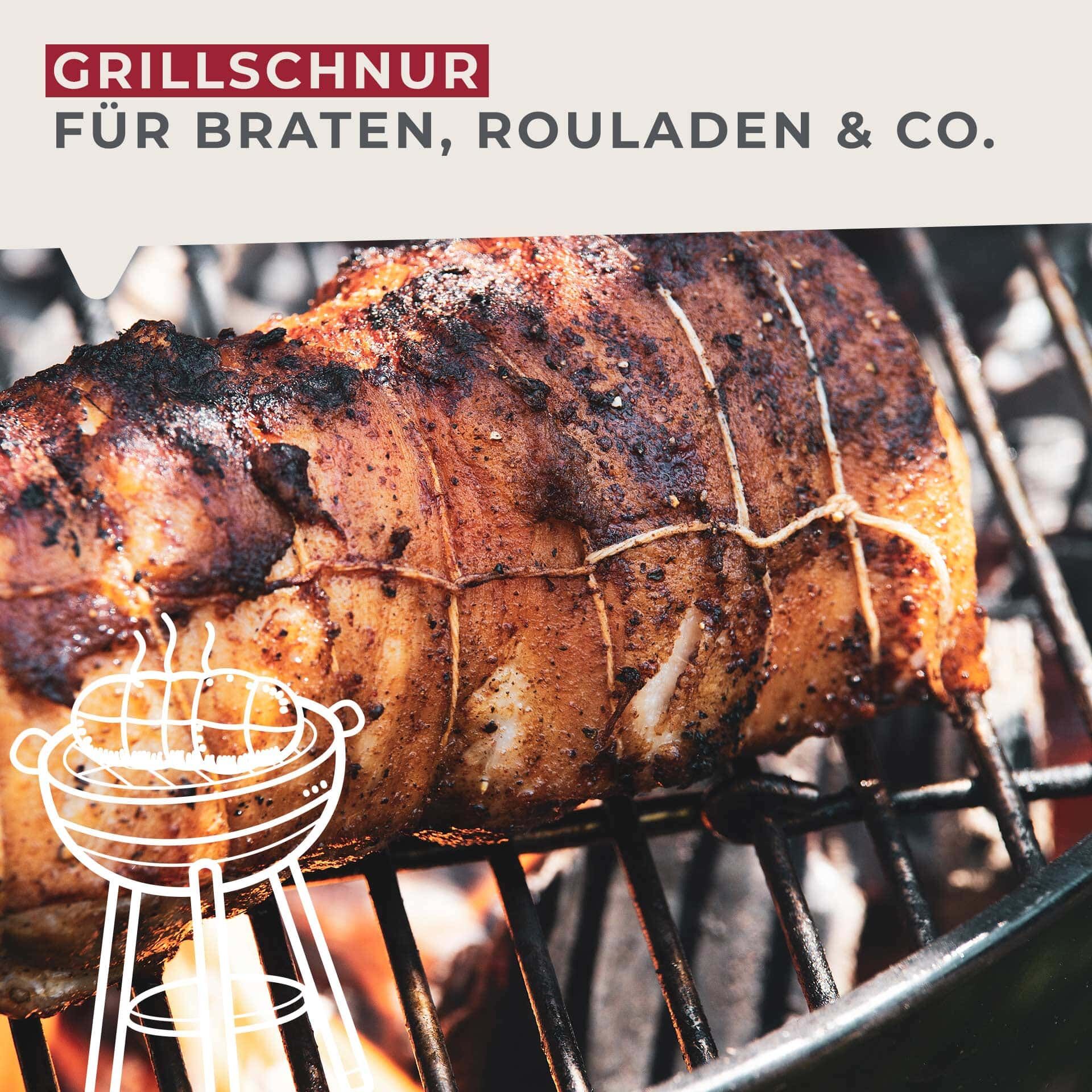 Grill-/Bratenschnur Set 2-teilig