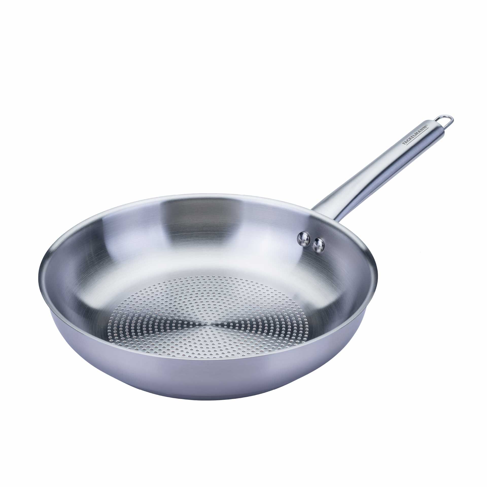 Bratpfanne Ovalgriff, Ø24cm, Edelstahl