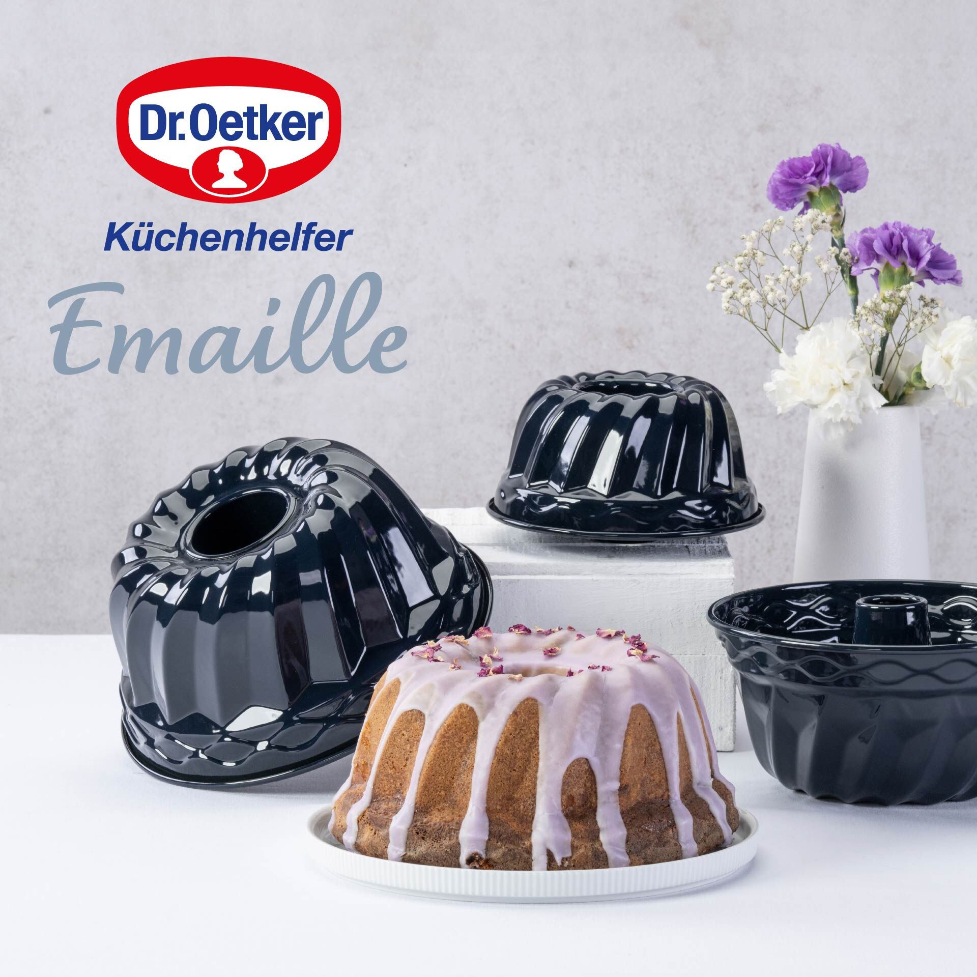 Gugelhupfform Back-Liebe Emaille, Ø18cm