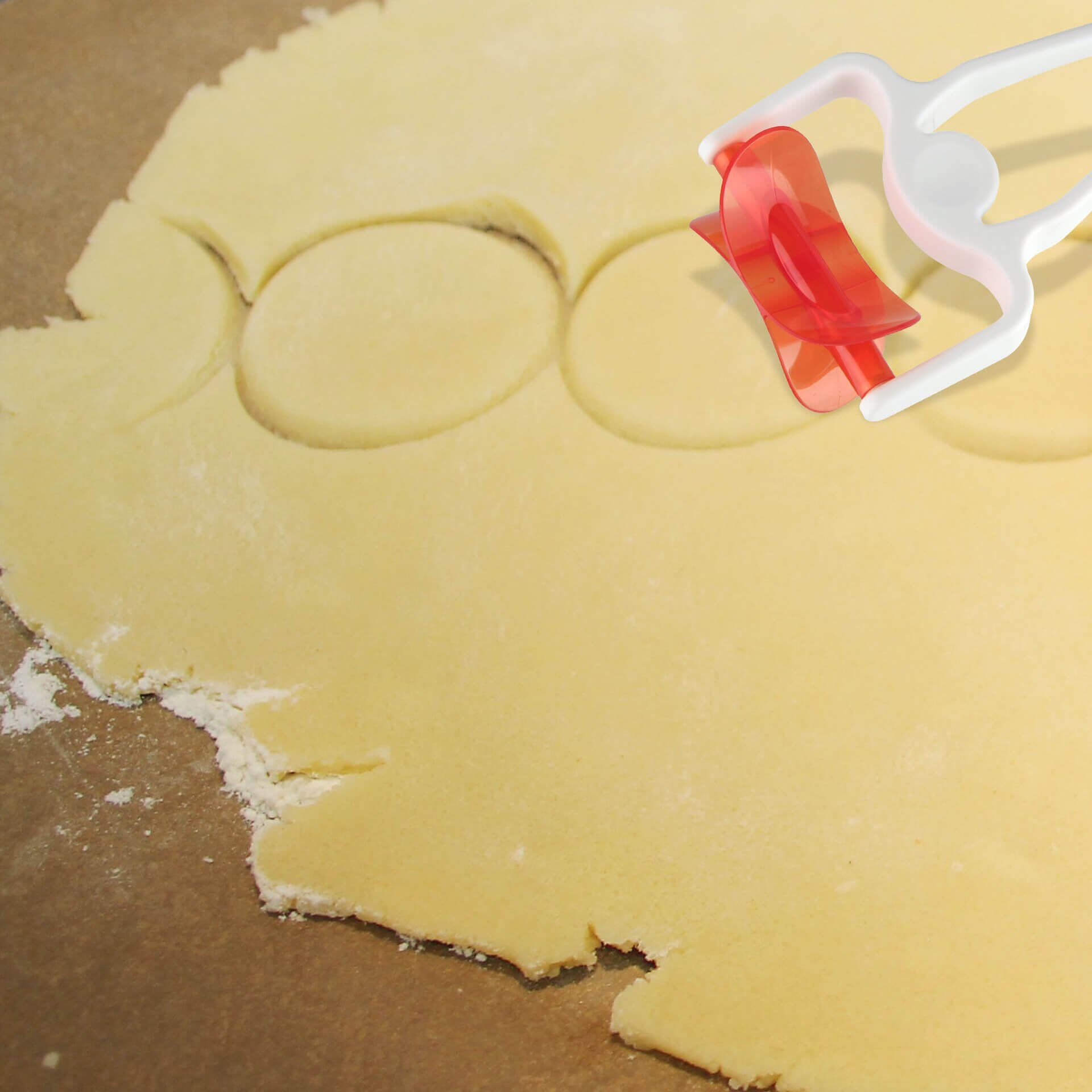 Rollausstecher White Christmas Baking, 15,5x7cm