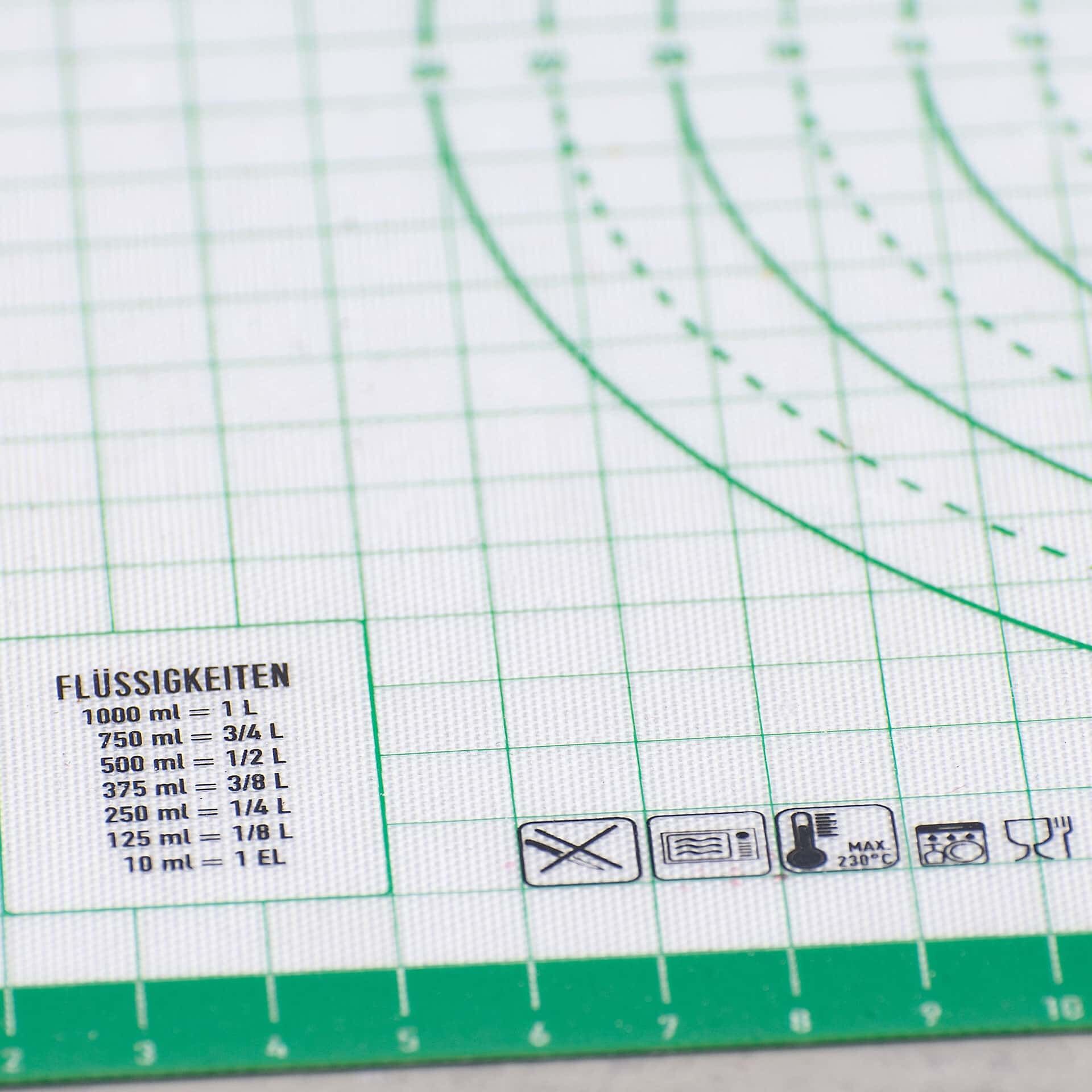 Backmatte mit Teigrolle, 2-teilig