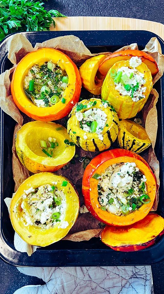 Gefüllte Mini-Kürbisse