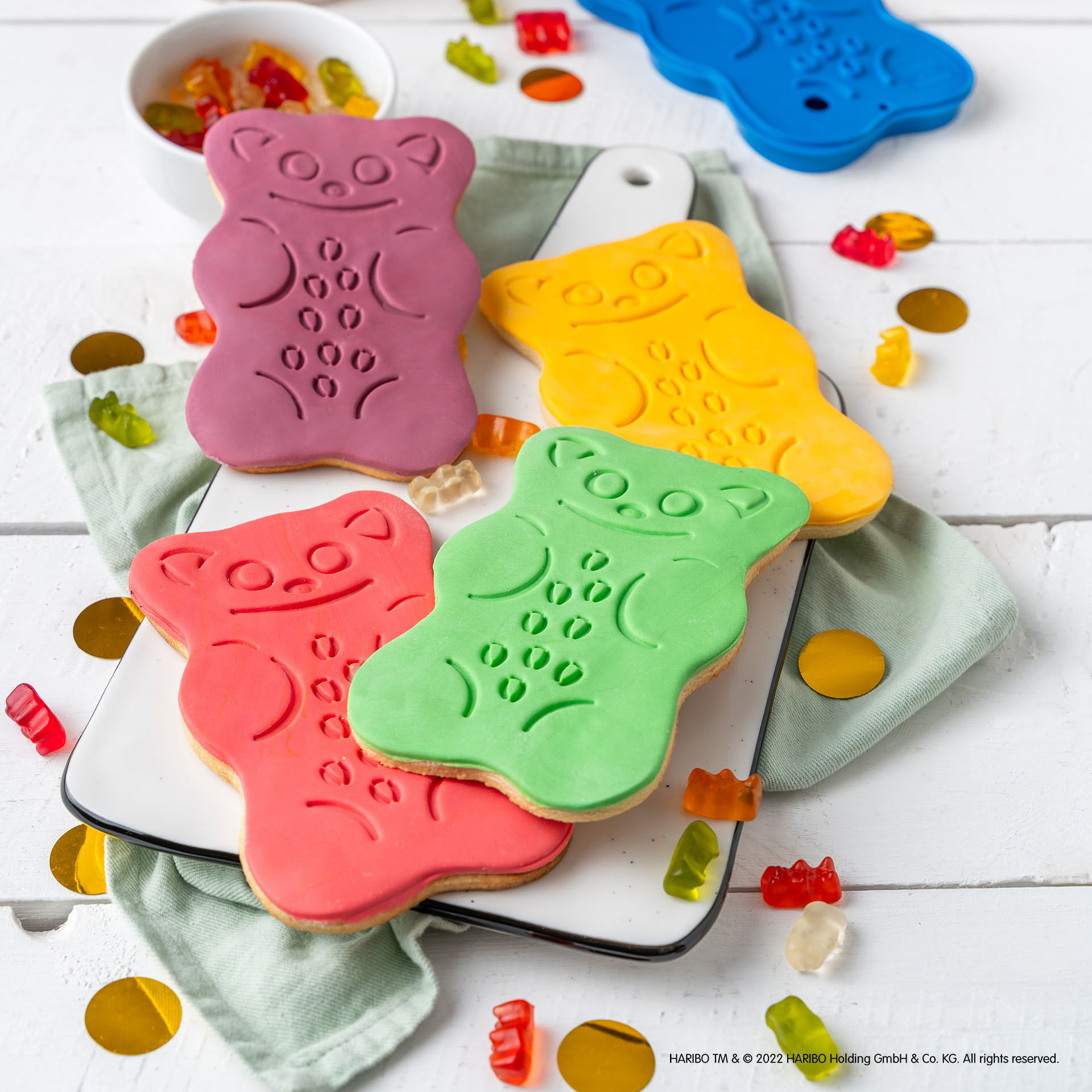 Ausstecher mit Stempel HARIBO Goldbär, XXL