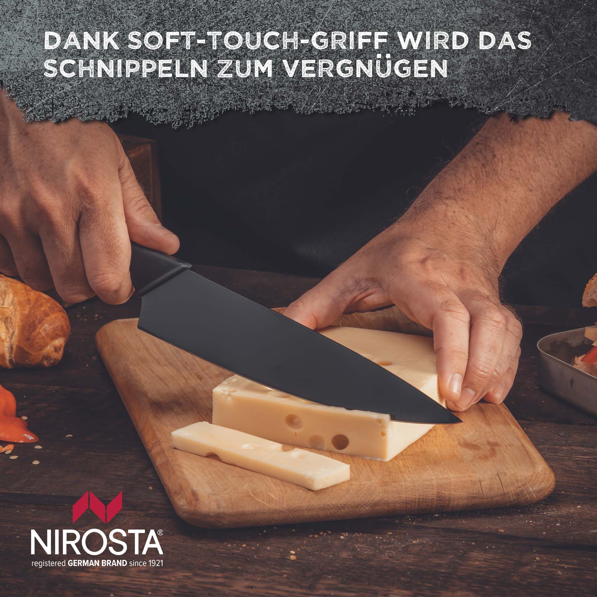 Kochmesser Wave, 21cm Klinge