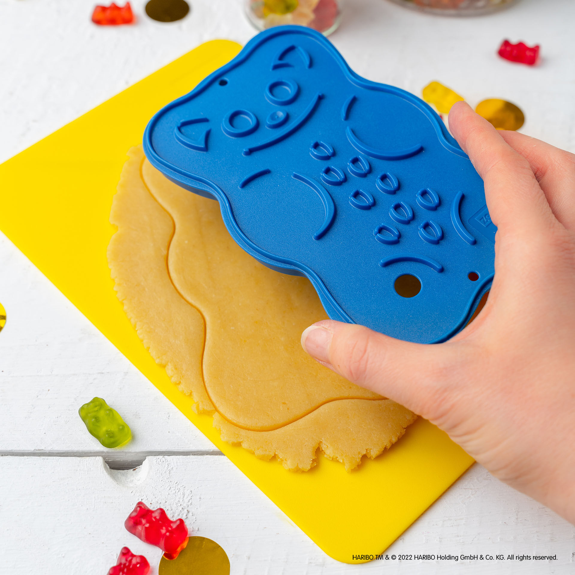 Ausstecher mit Stempel HARIBO Goldbär, XXL