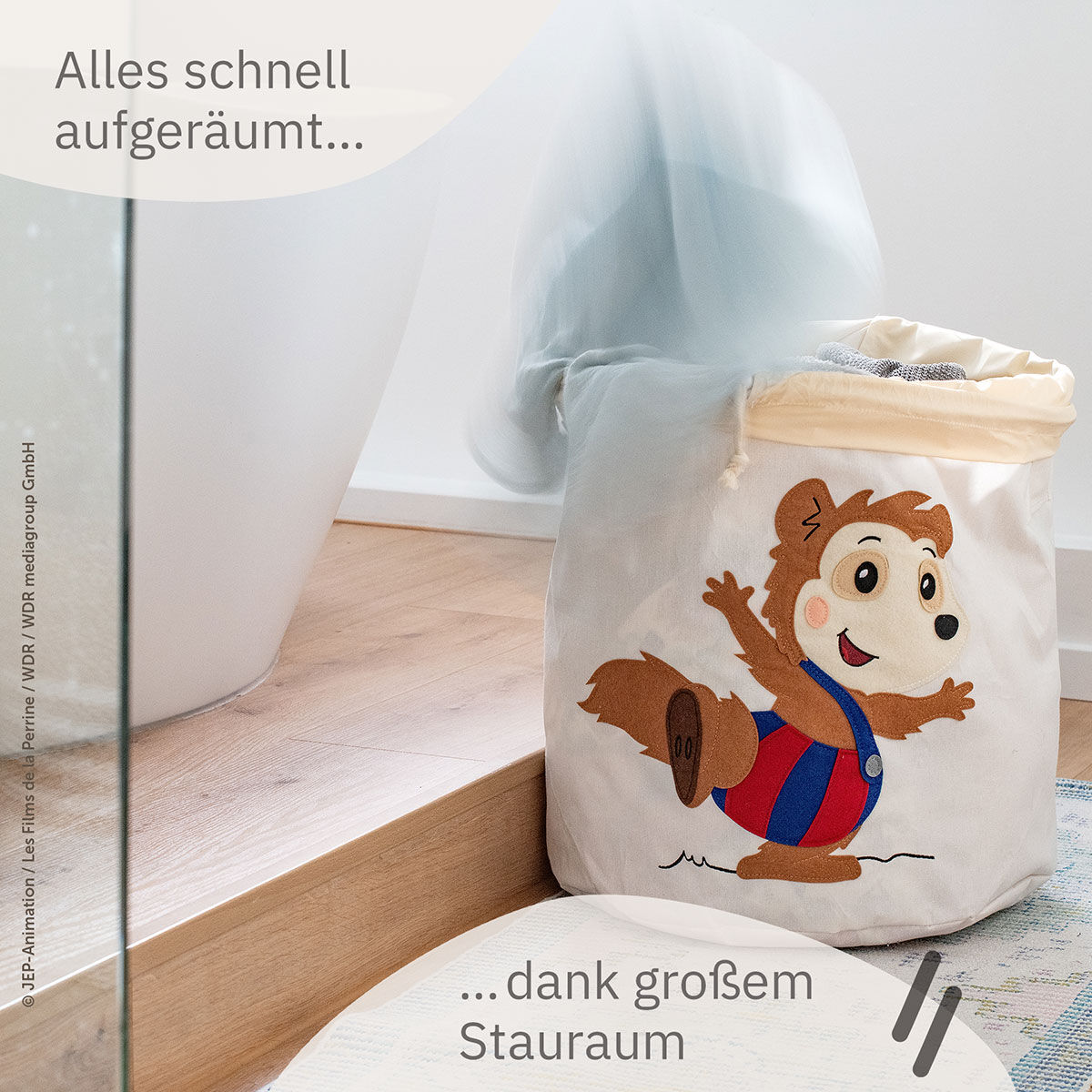 Wäschekorb Bobo, 43,5x46 cm