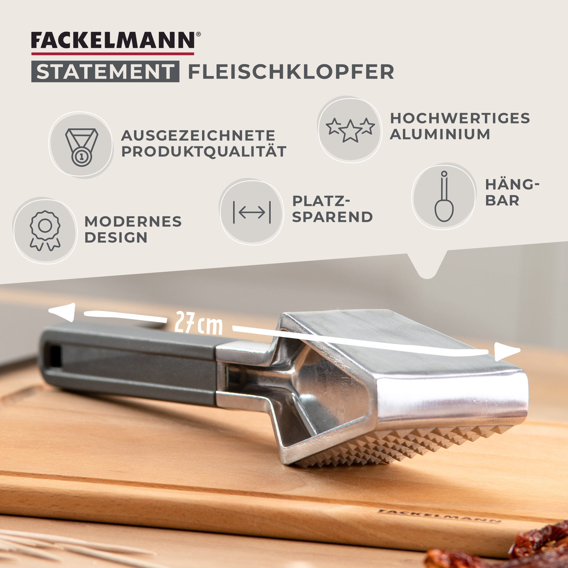 Fleischklopfer Statement, 27cm Fleischklopfer Statement, 27cm
