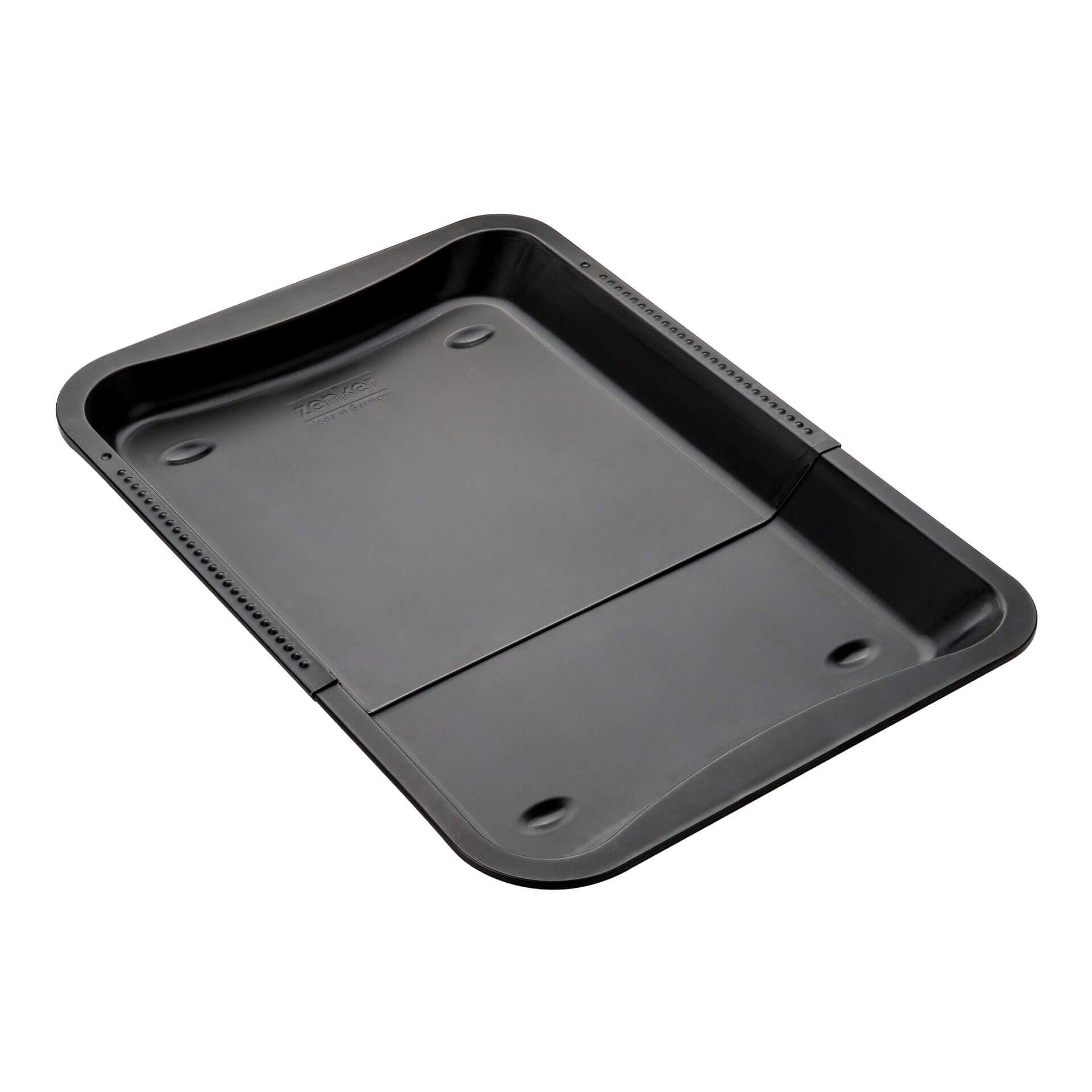 Backblech ausziehbar Black Metallic, 34-52cm