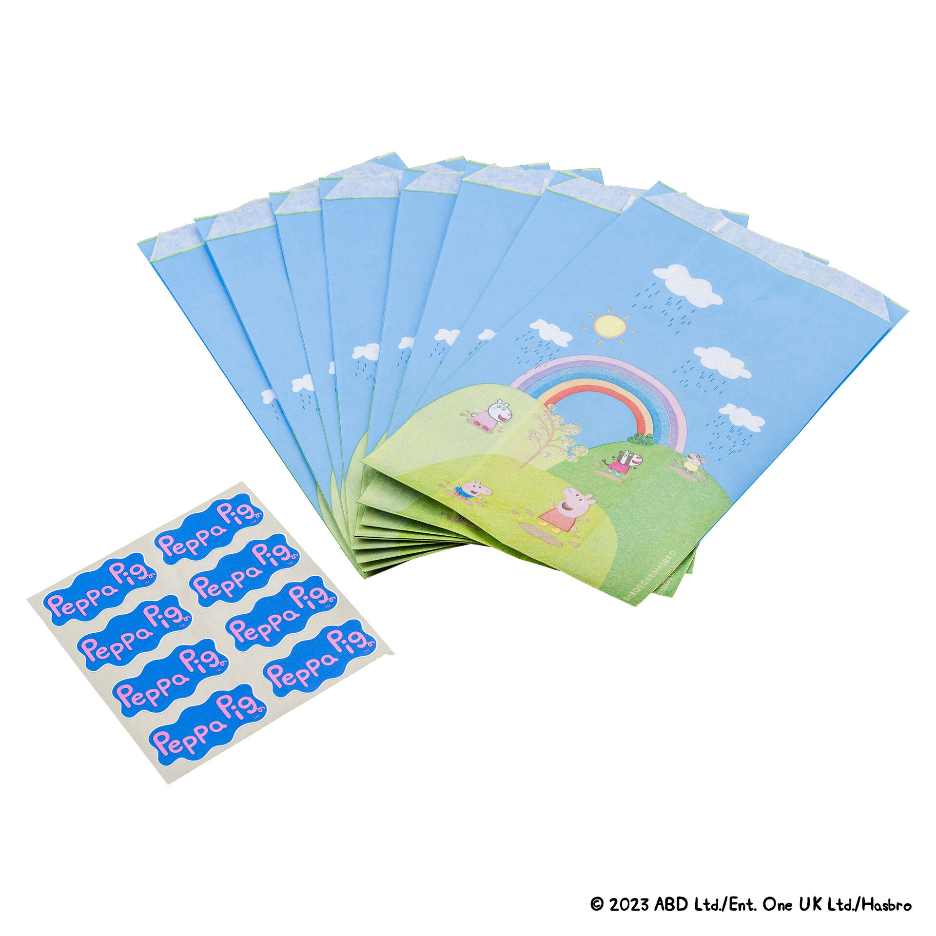 Geschenktüten inkl. Sticker Peppa Pig, 8 Stk