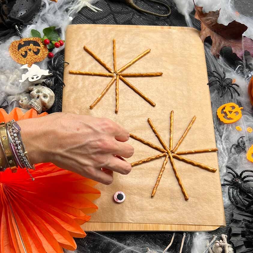 Salzstangen Spinnenweben