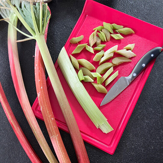 Erdbeer-Rhabarber-Crumble Erdbeer-Rhabarber-Crumble