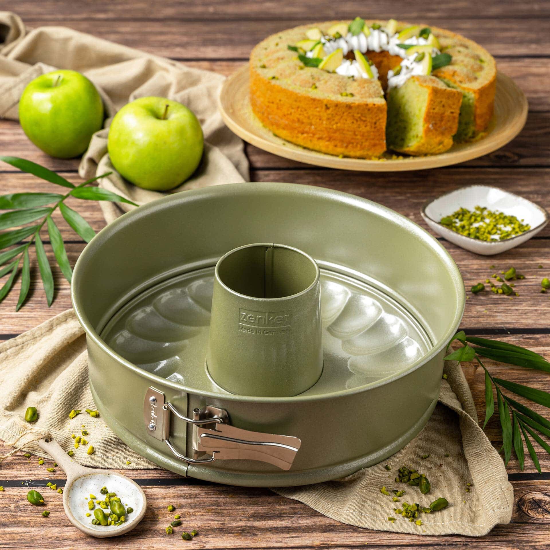 Springform mit Flach- und Rohrboden Green Vision, Ø 26cm