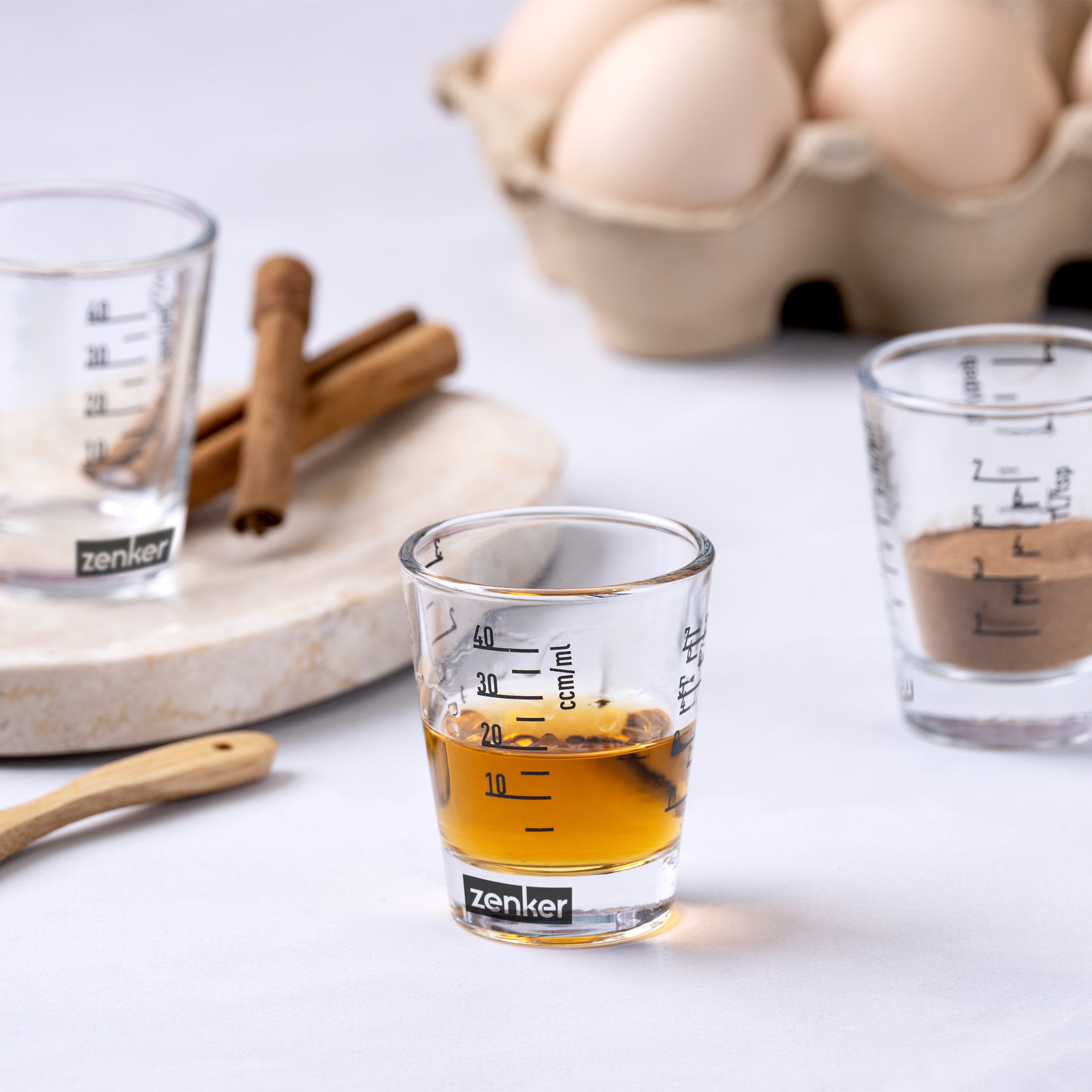 Mini-Messbecher, Glas, 40ml