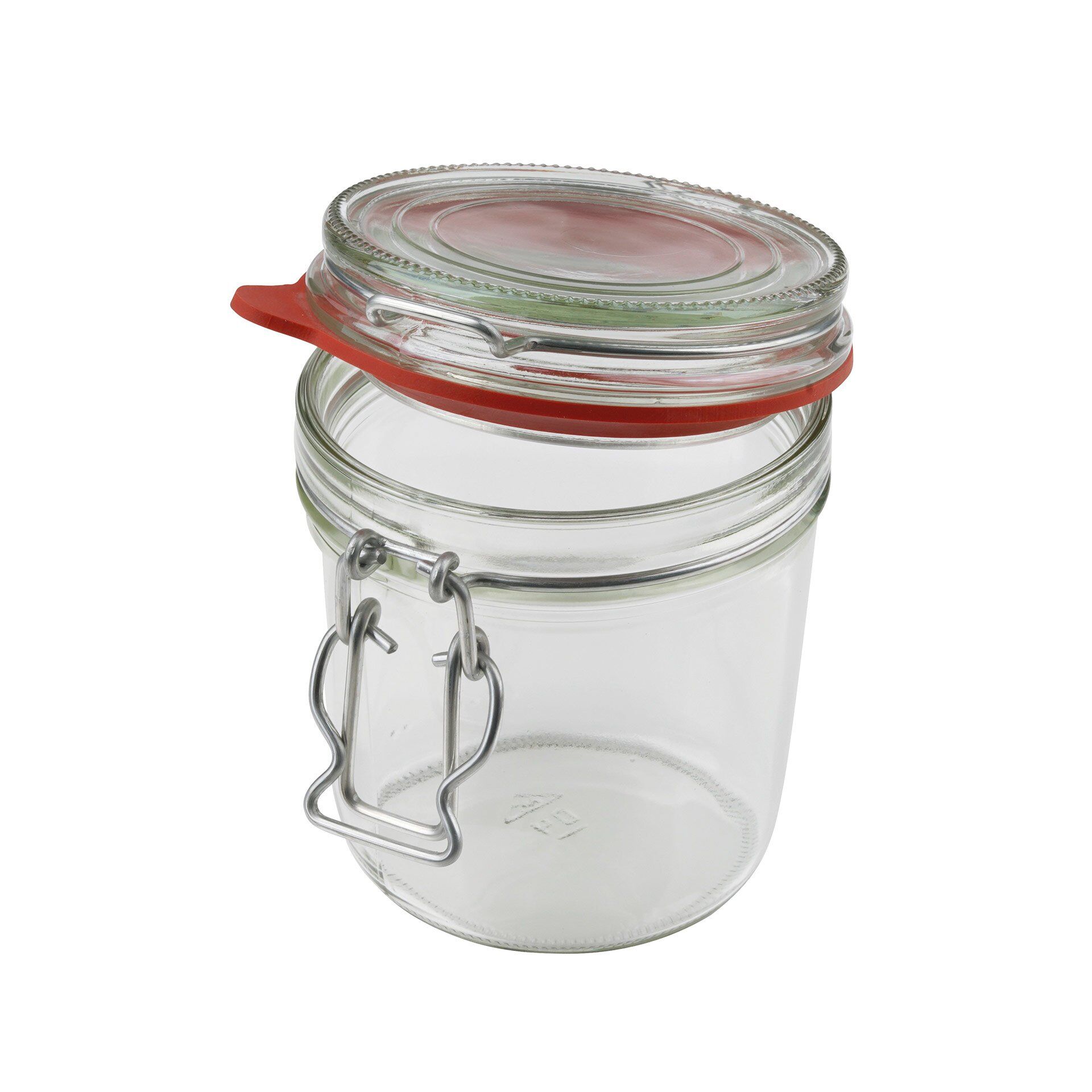 Einmachglas m. Bügelverschluss Liebevoll hausgemacht, 530 ml
