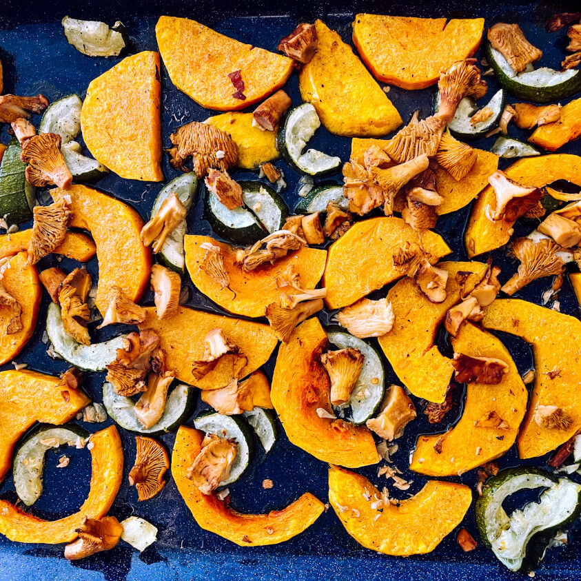 Gebackener Butternut-Kürbis