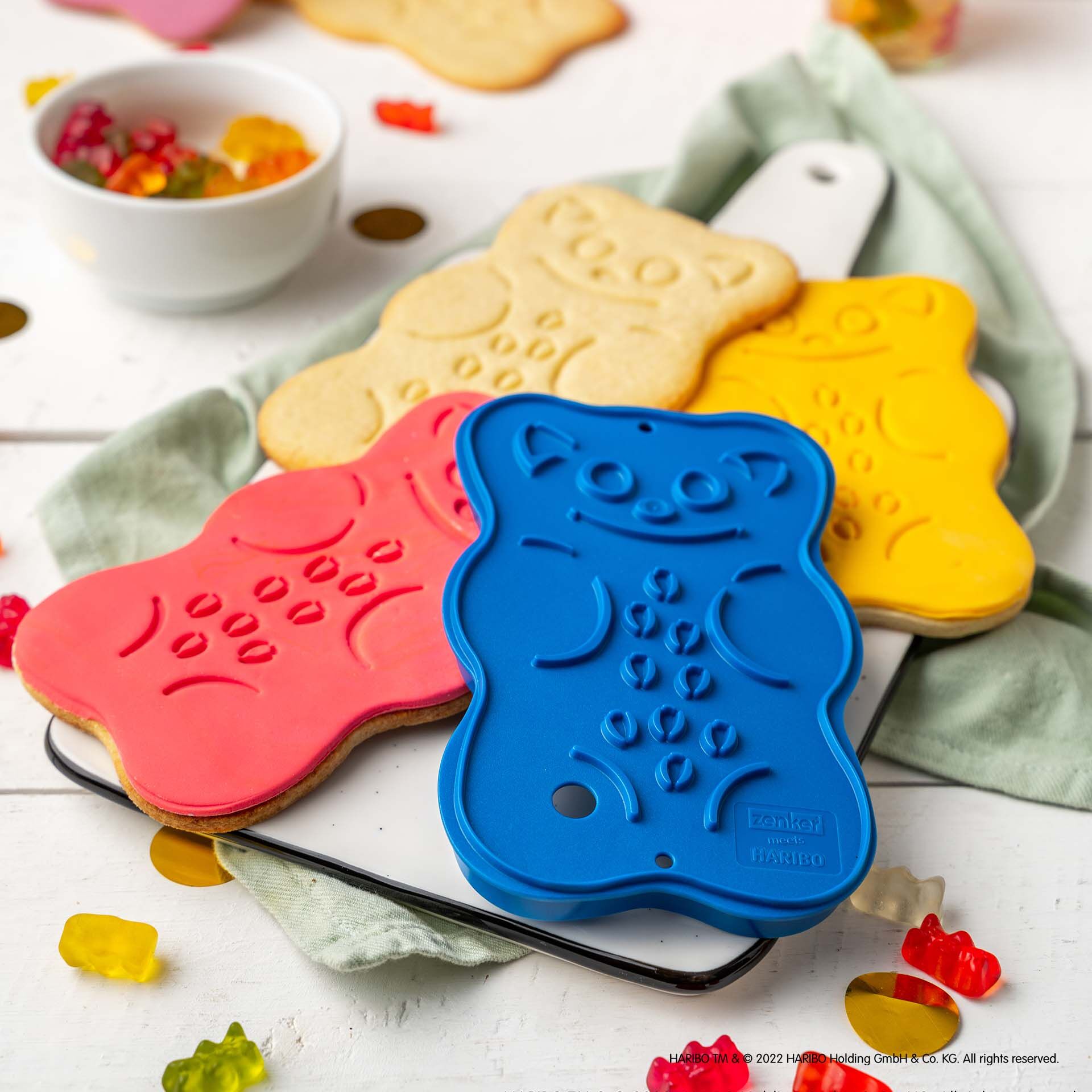 Ausstecher mit Stempel HARIBO Goldbär, XXL