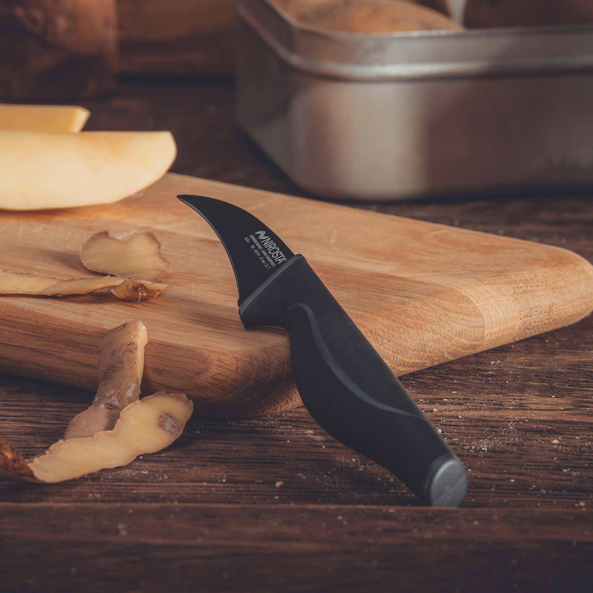 Schälmesser Wave, 7cm Klinge