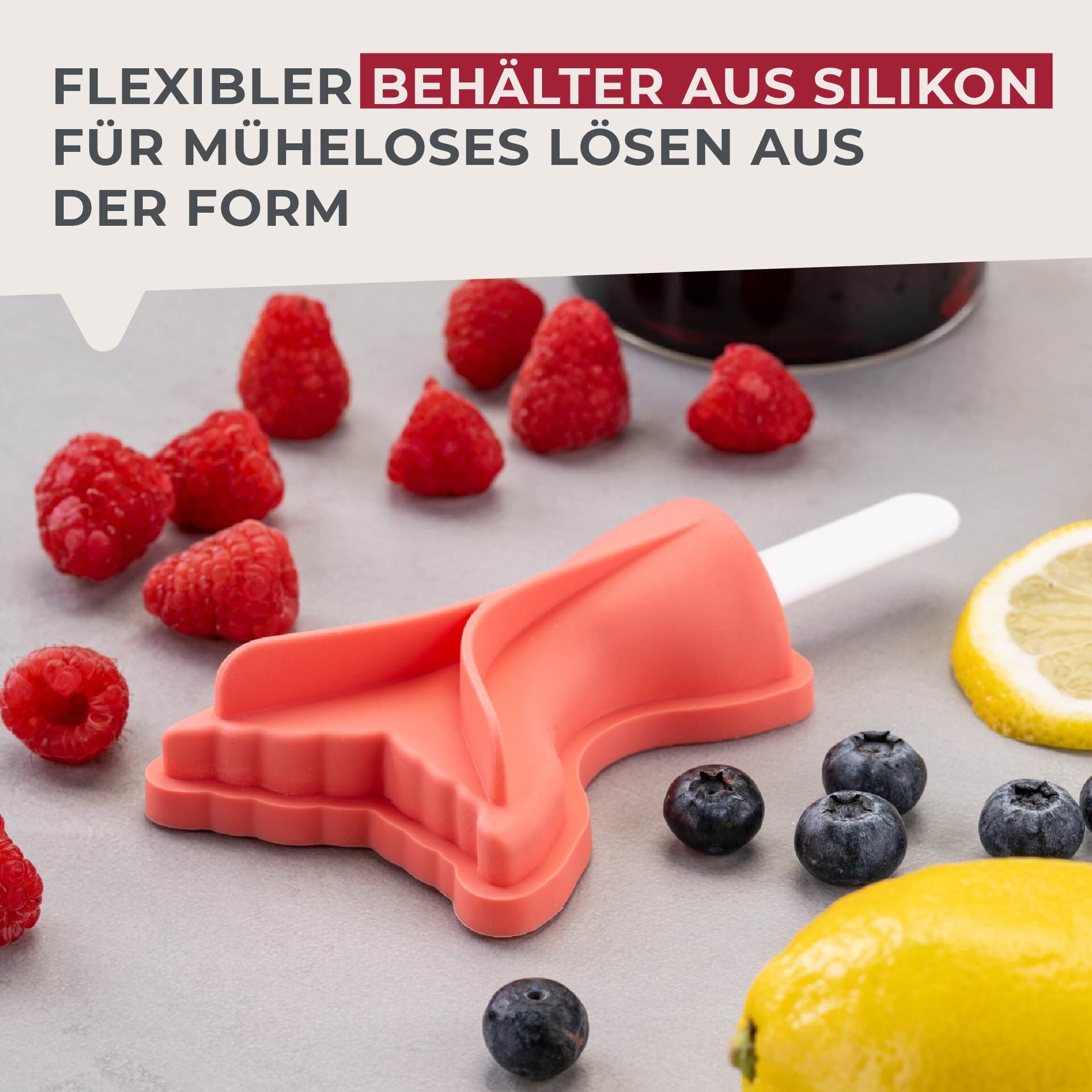Eisform mit Stiel Meerjungfrau