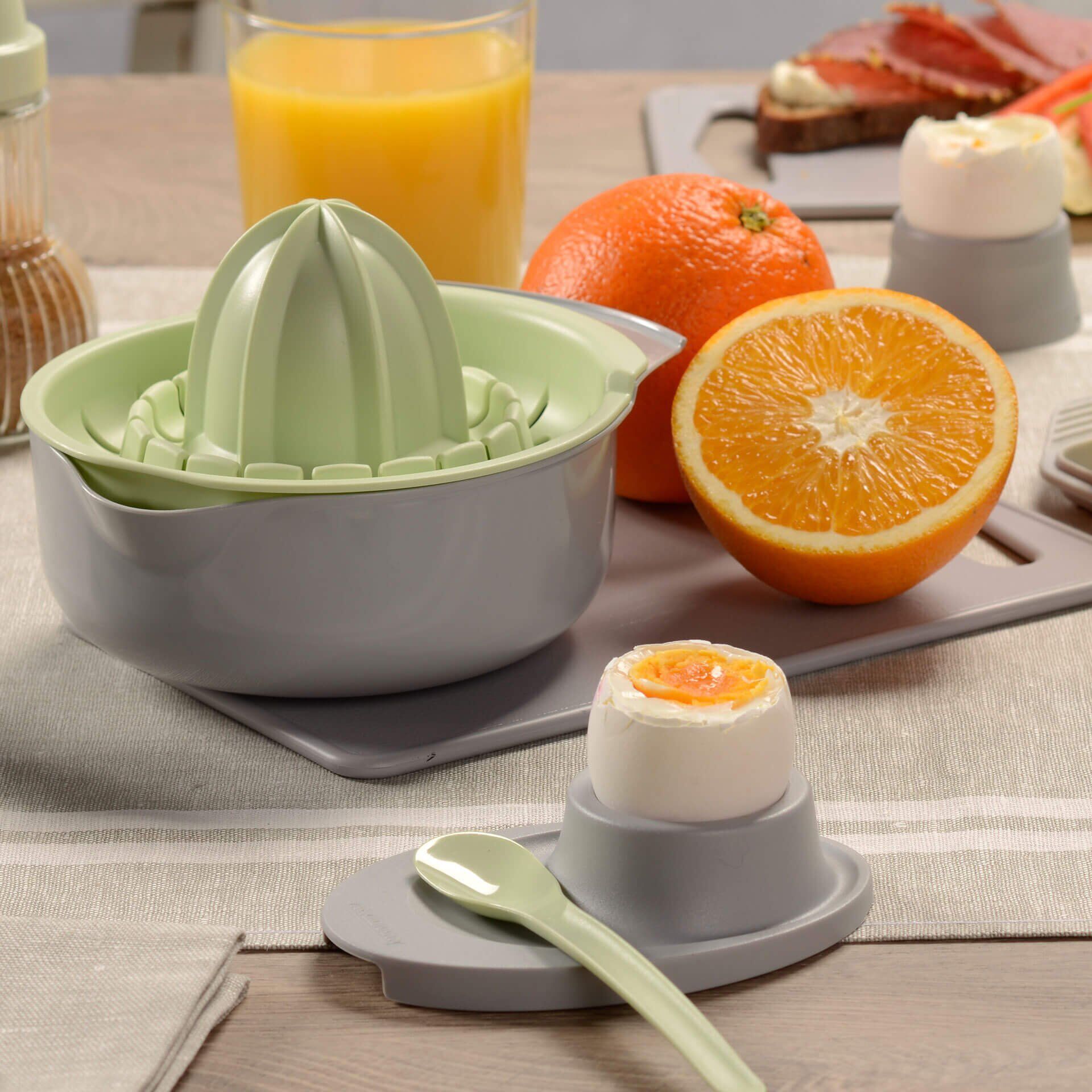 Frühstücksbrettchen Eco, 24x14cm, grau